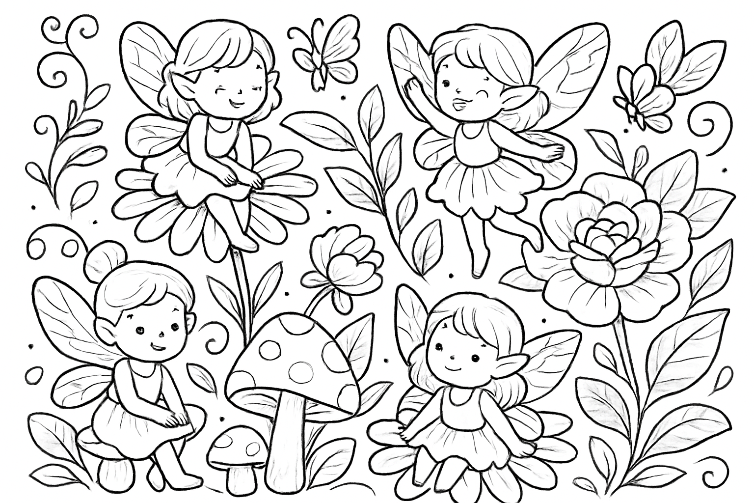 Bloemen-elfjes