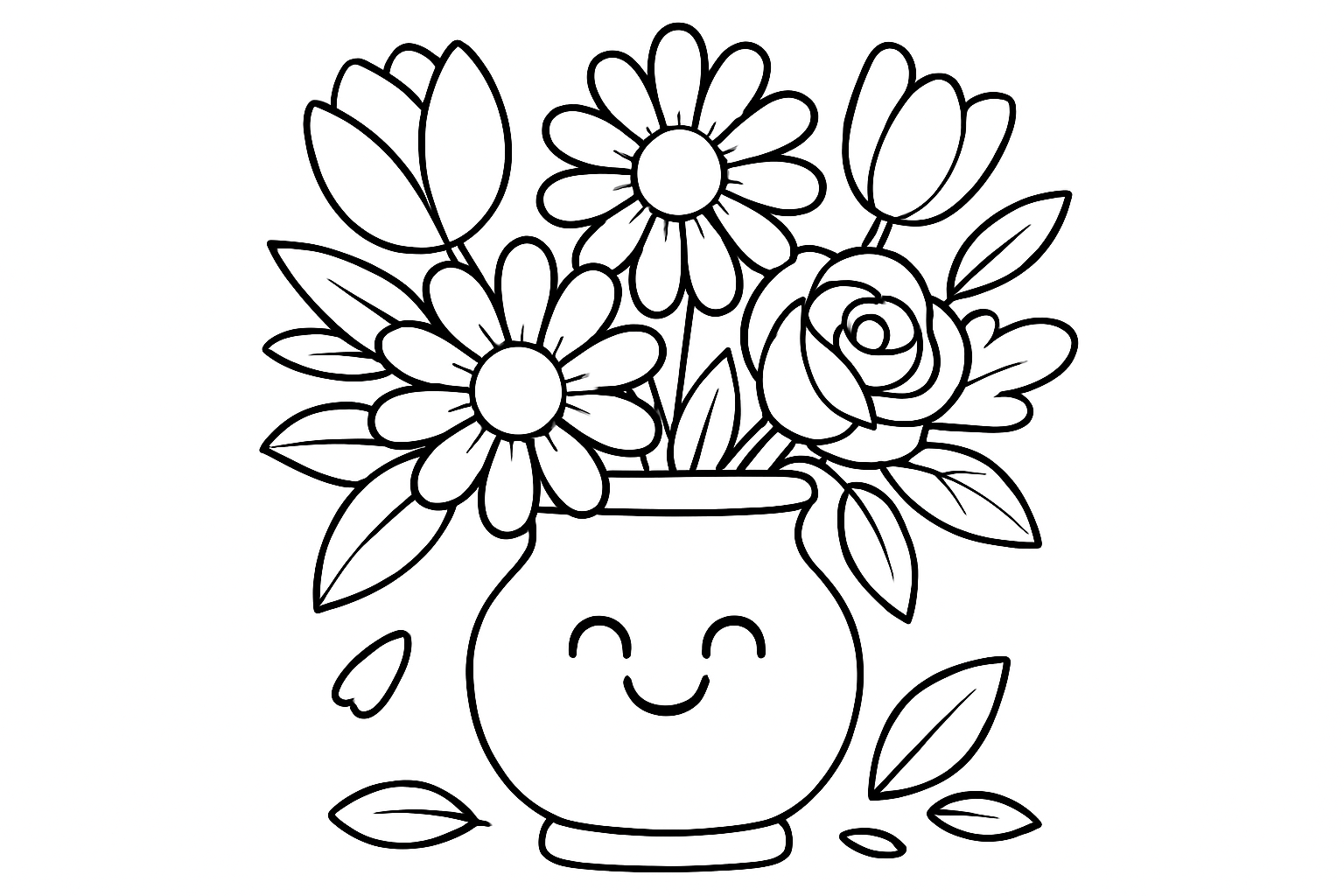 Bloemen in vaas