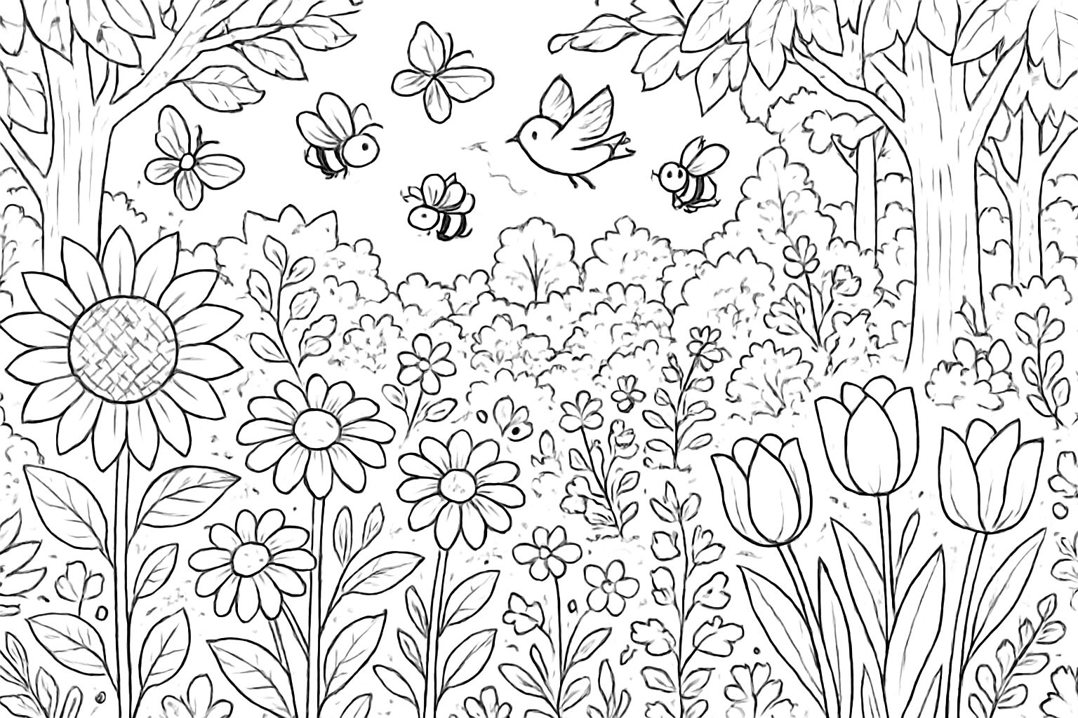 Bos bloemen