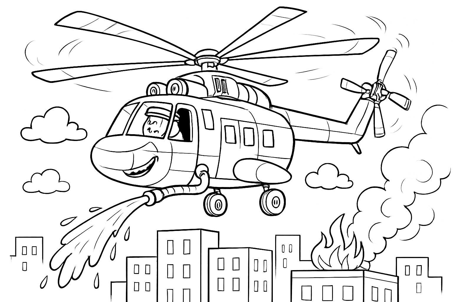 Brandweerhelikopter