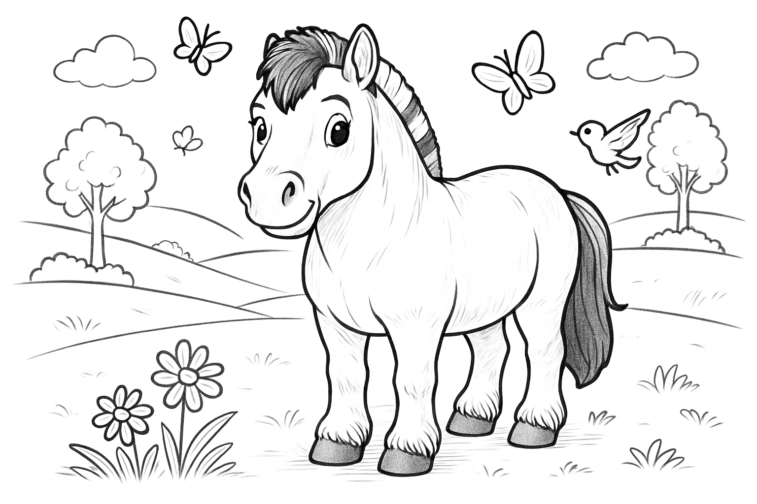Fjord paard