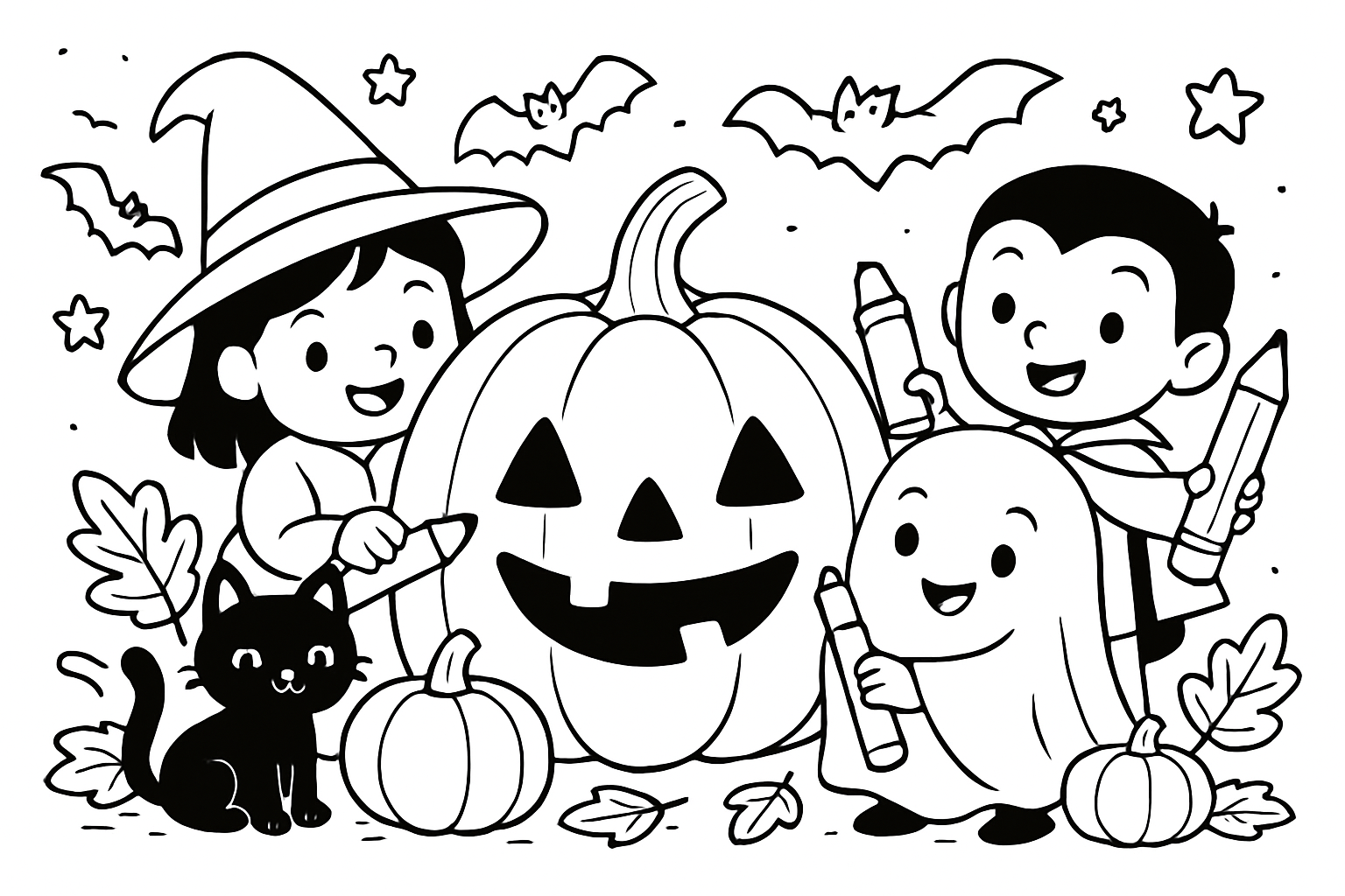Halloween pompoen