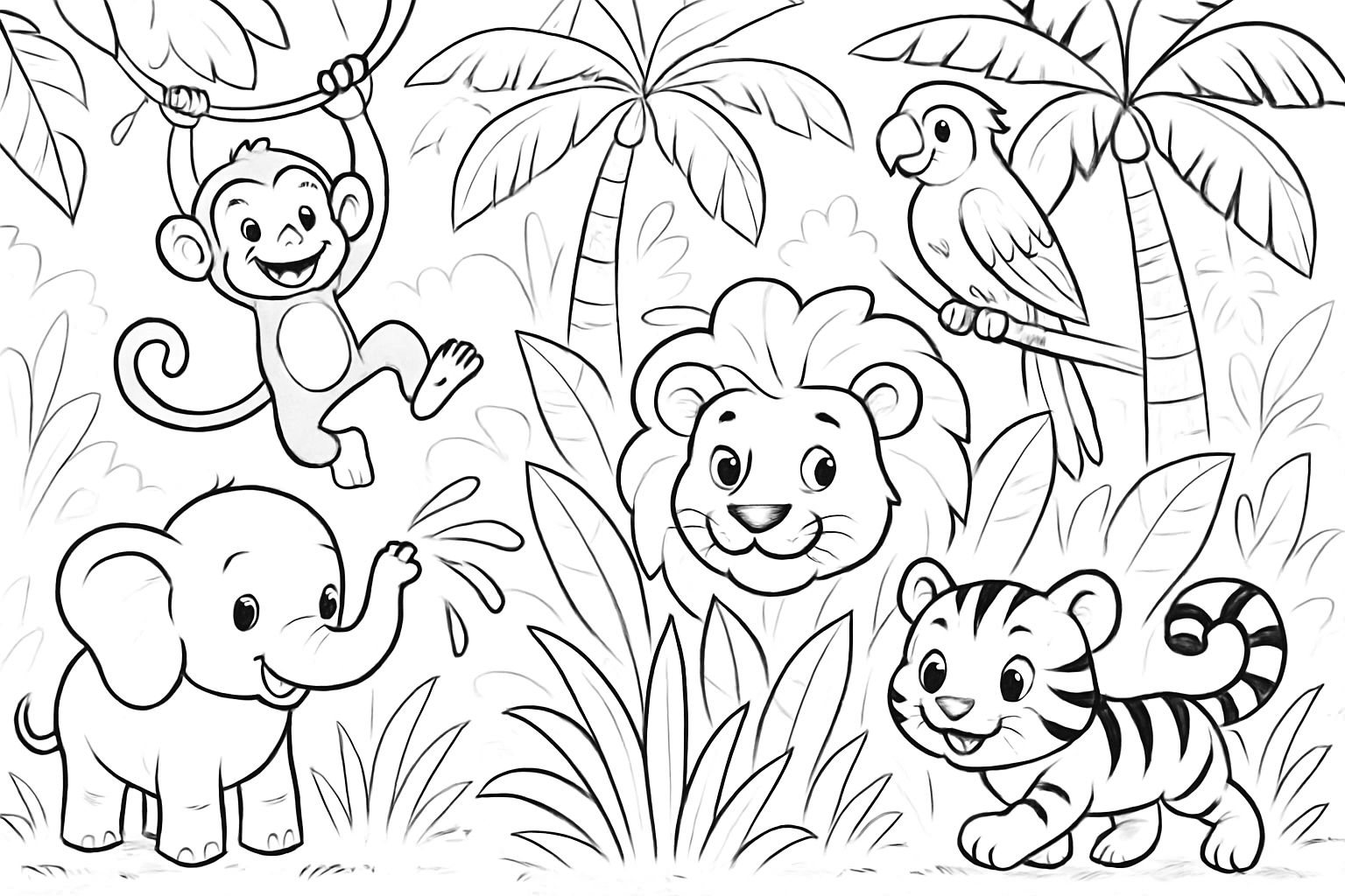 Jungle dieren
