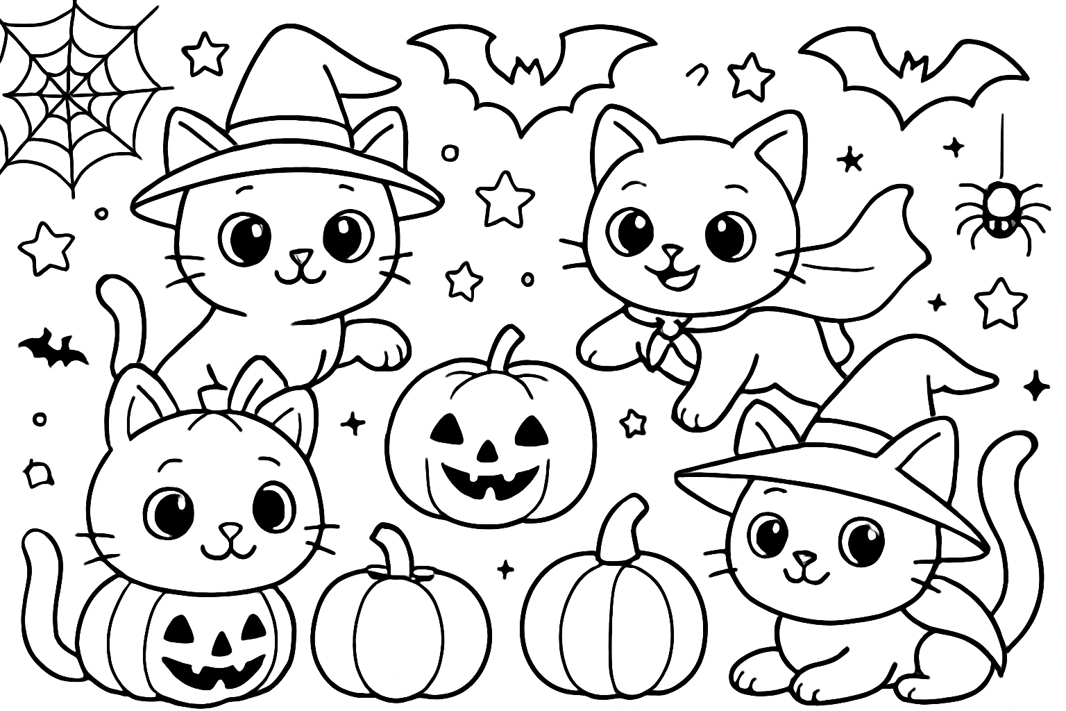 Halloween katten