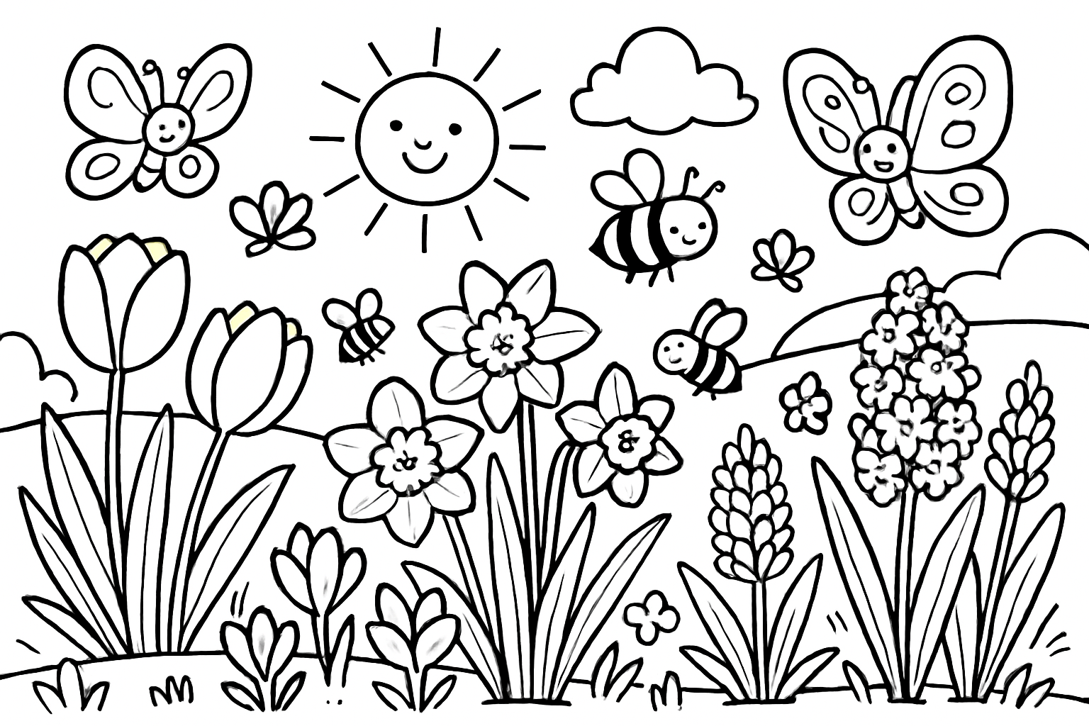 Lentebloemen
