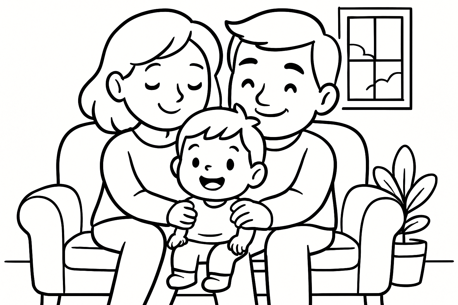 Mama en papa