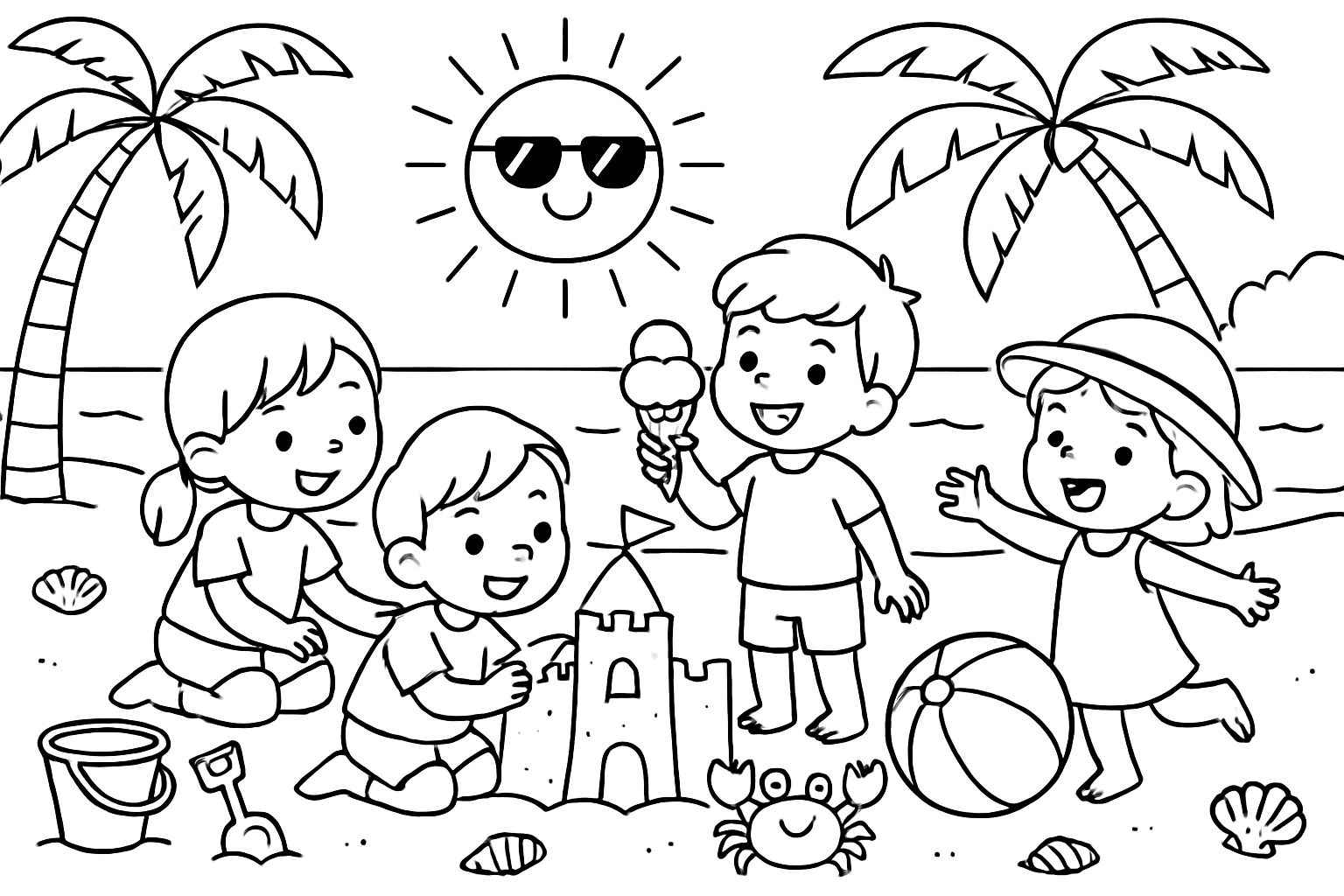 Zomer strand
