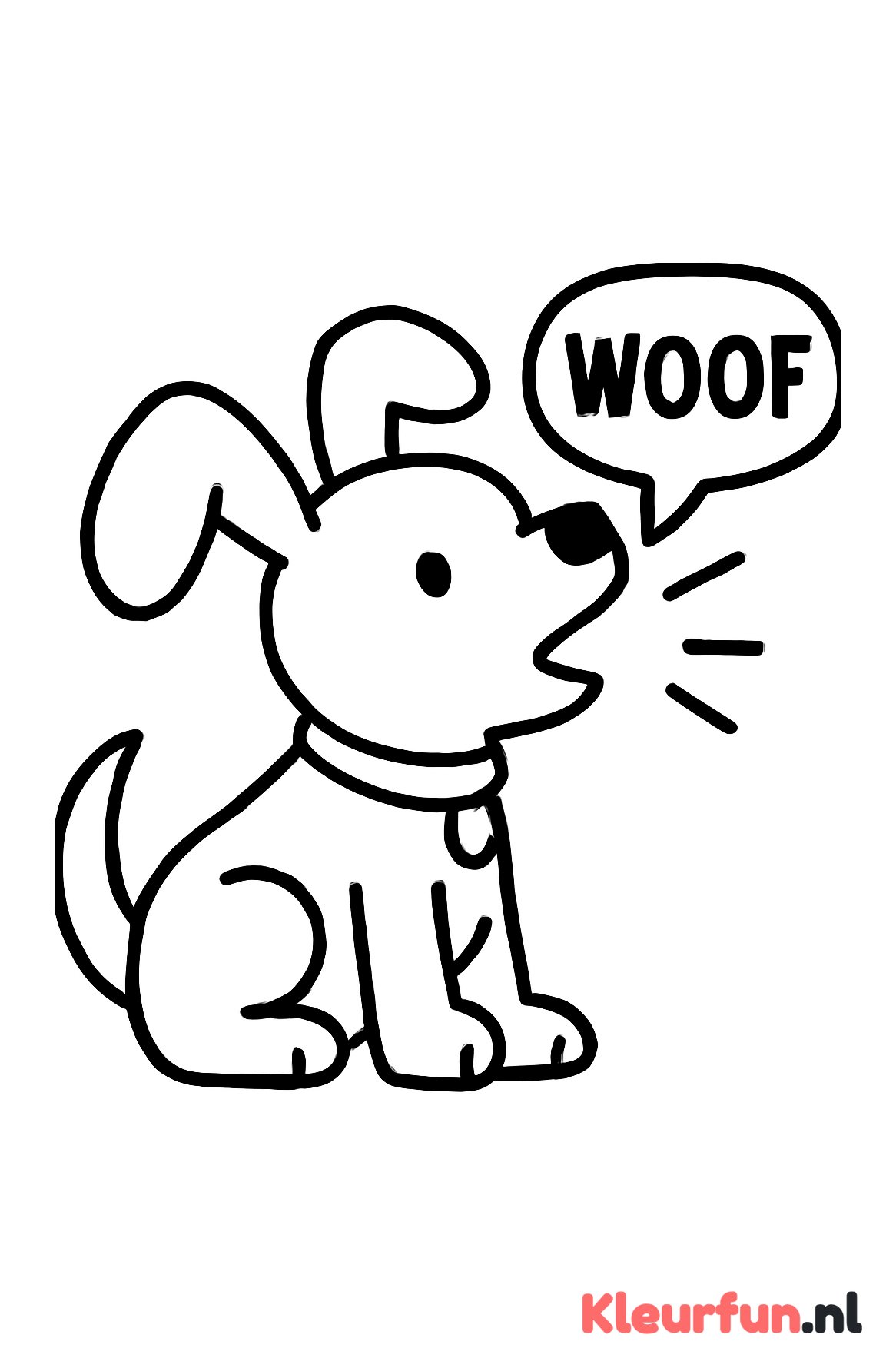 Blaffende hond
