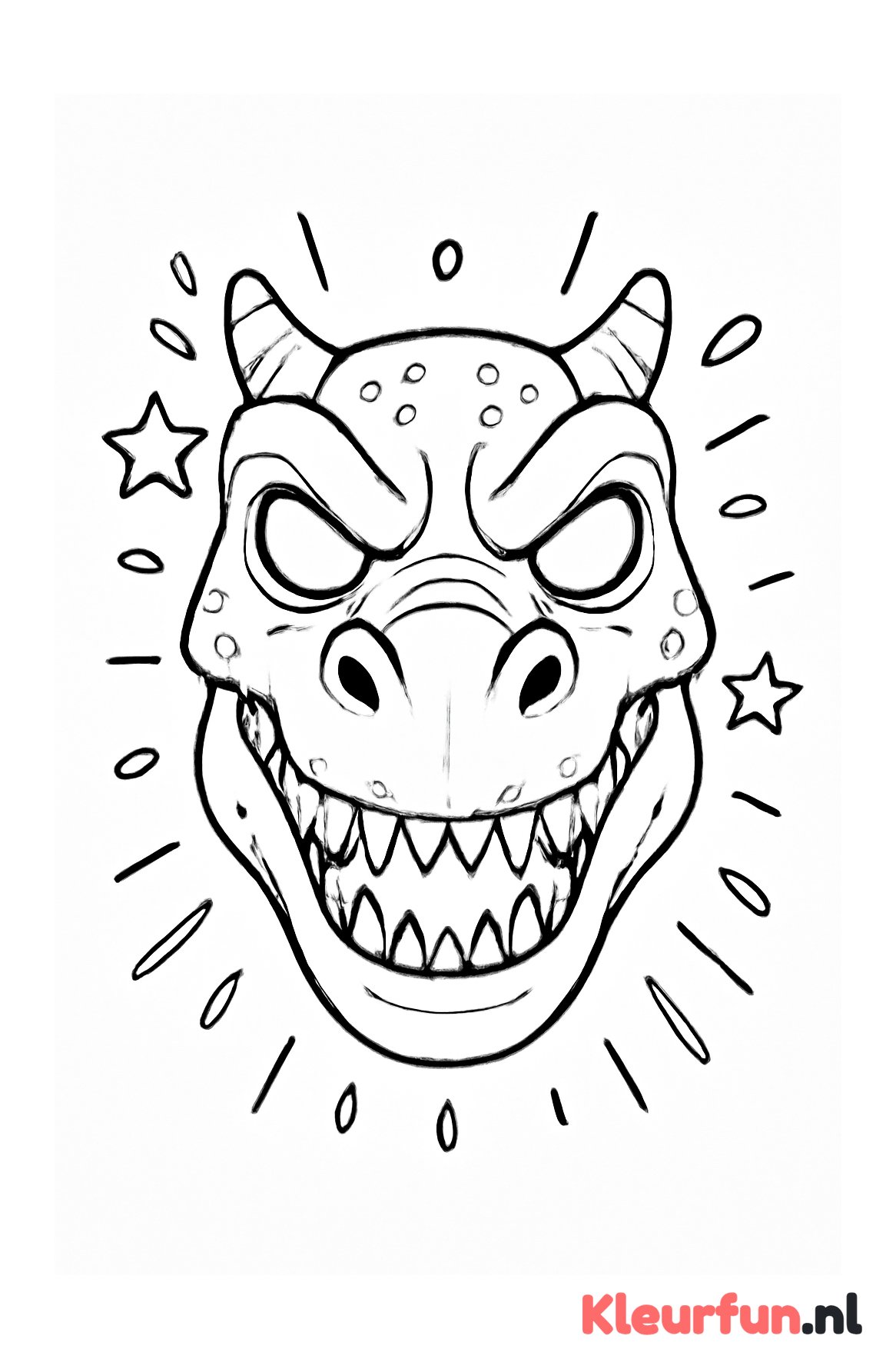 T-Rex Dino Masker