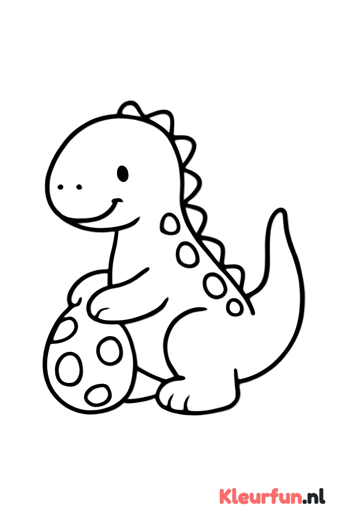 Dino met groot ei