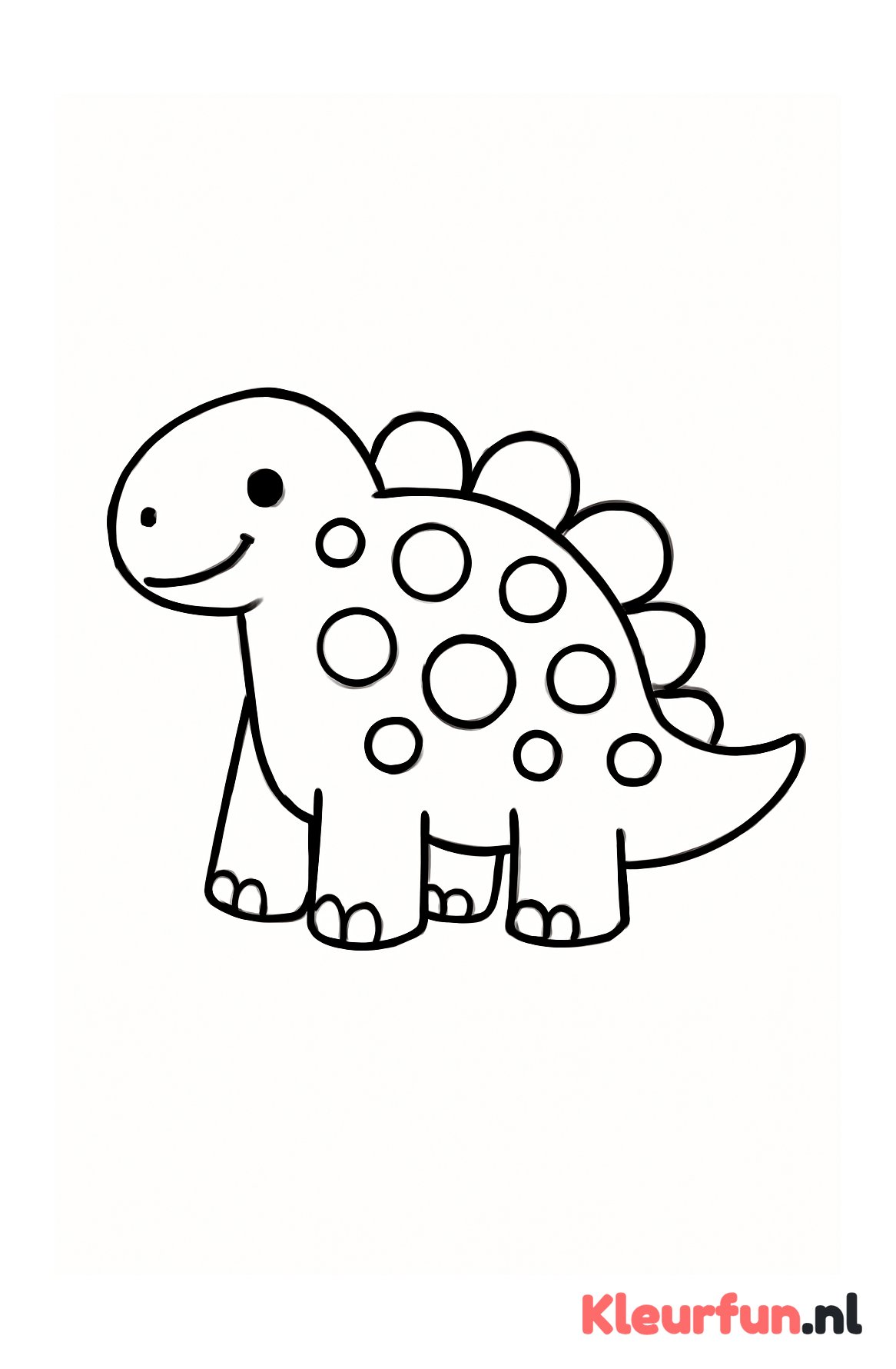 Dino met ronde schubben