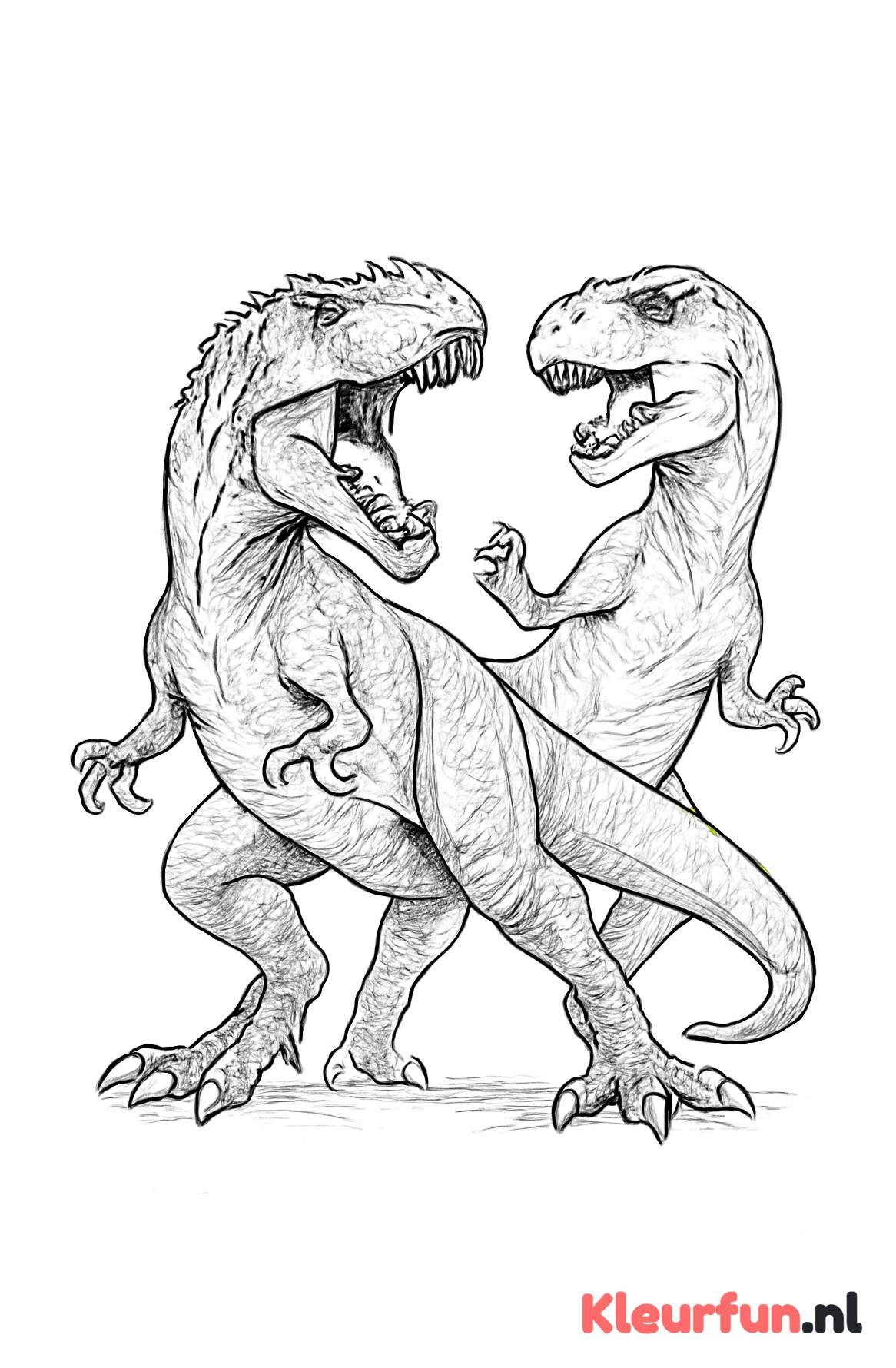 Gigantosaurus Gevecht