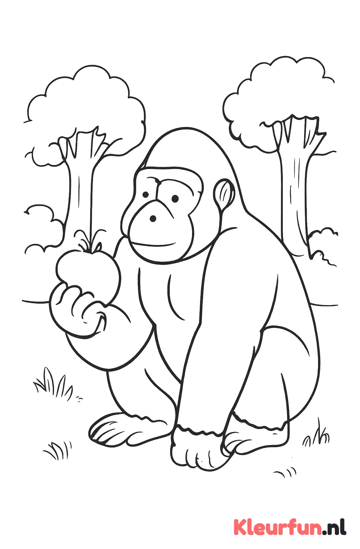 Gorilla en Fruit