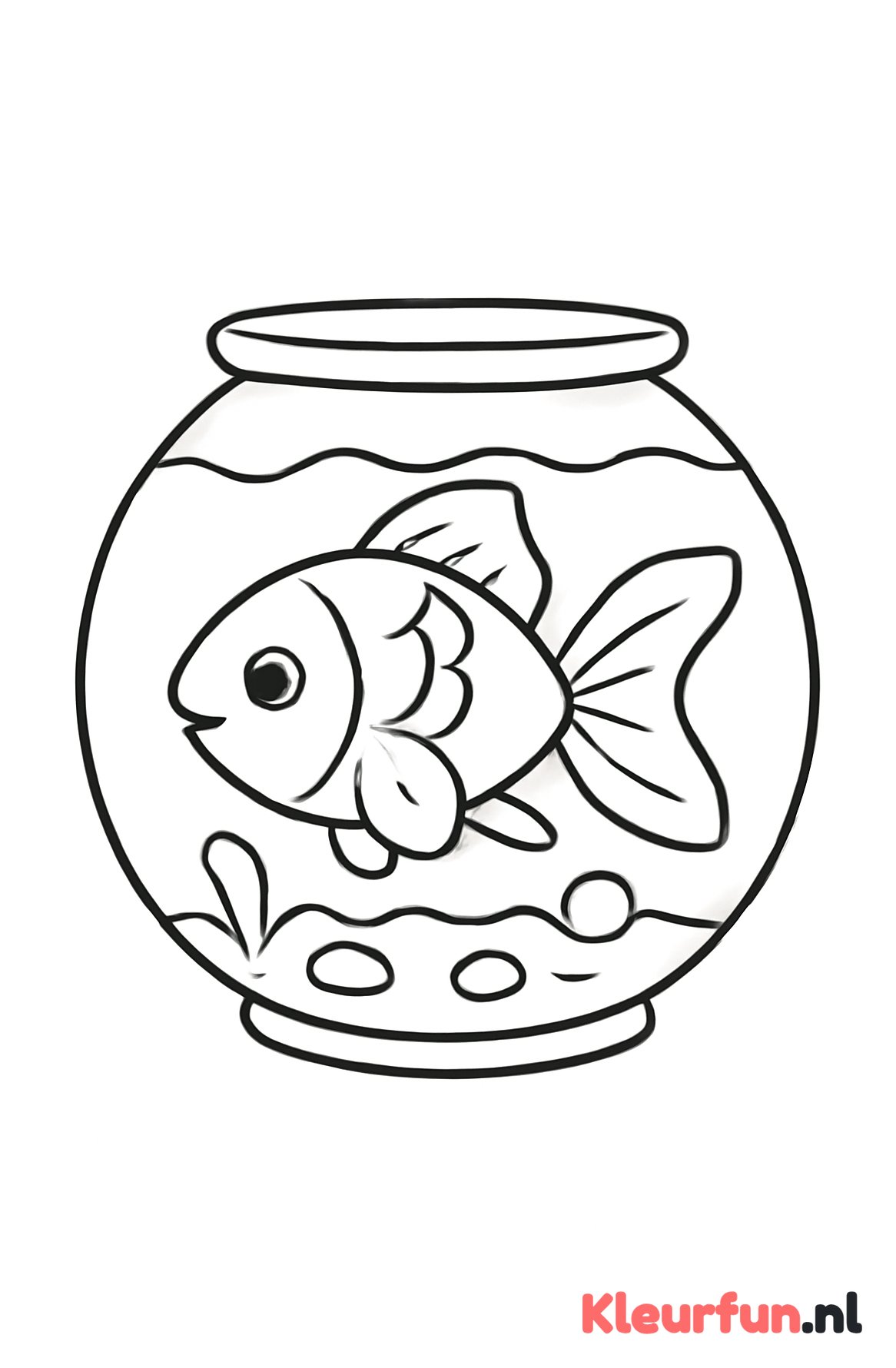 Goudvis in vissenkom