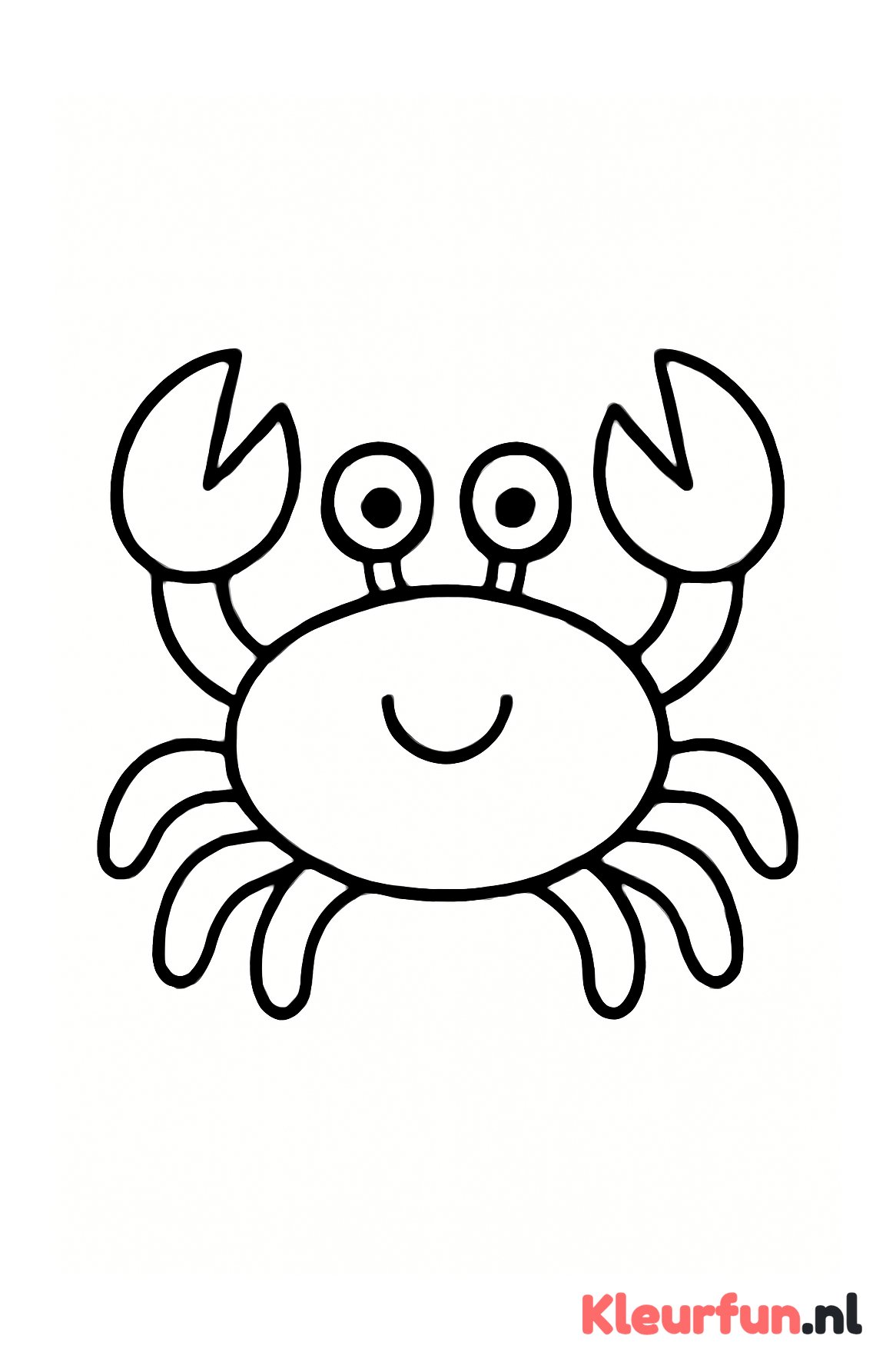 Eenvoudige grote krab