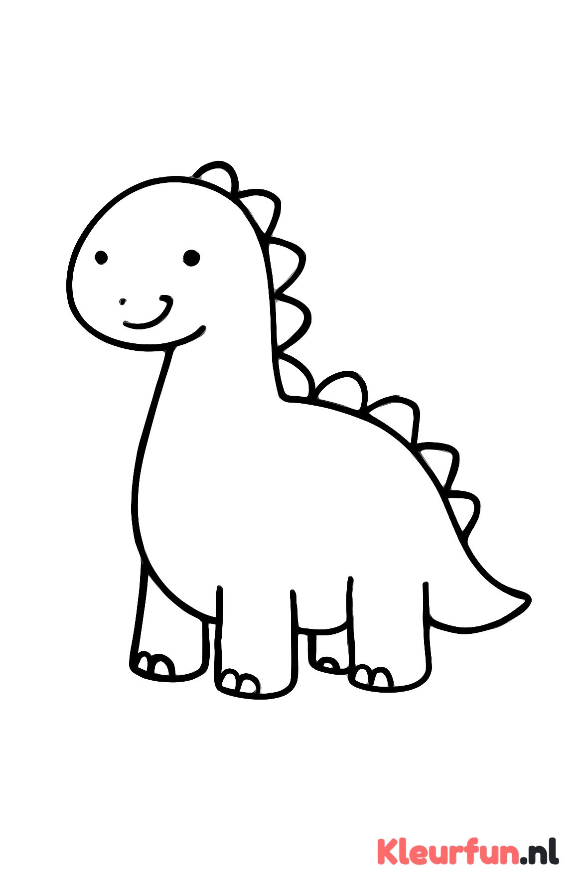 Grote schattige dino
