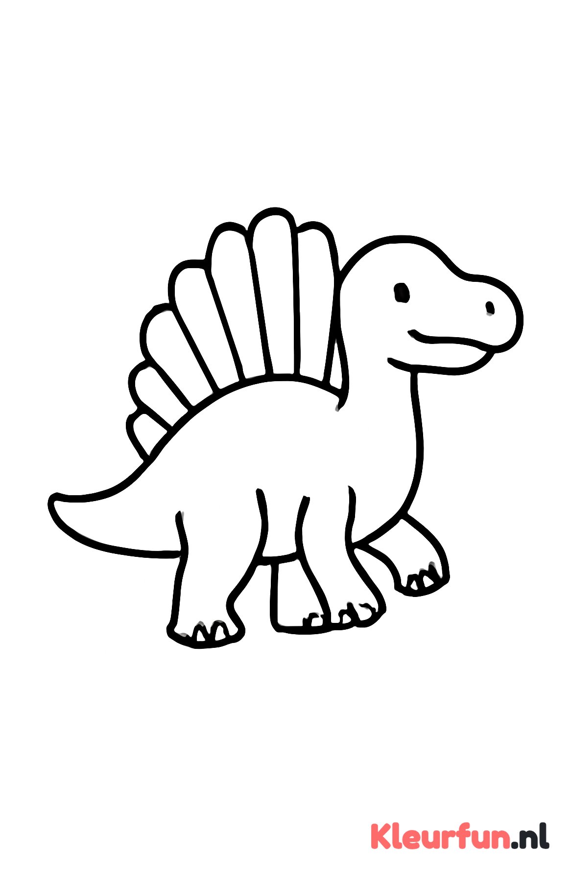 Grote eenvoudige spinosaurus