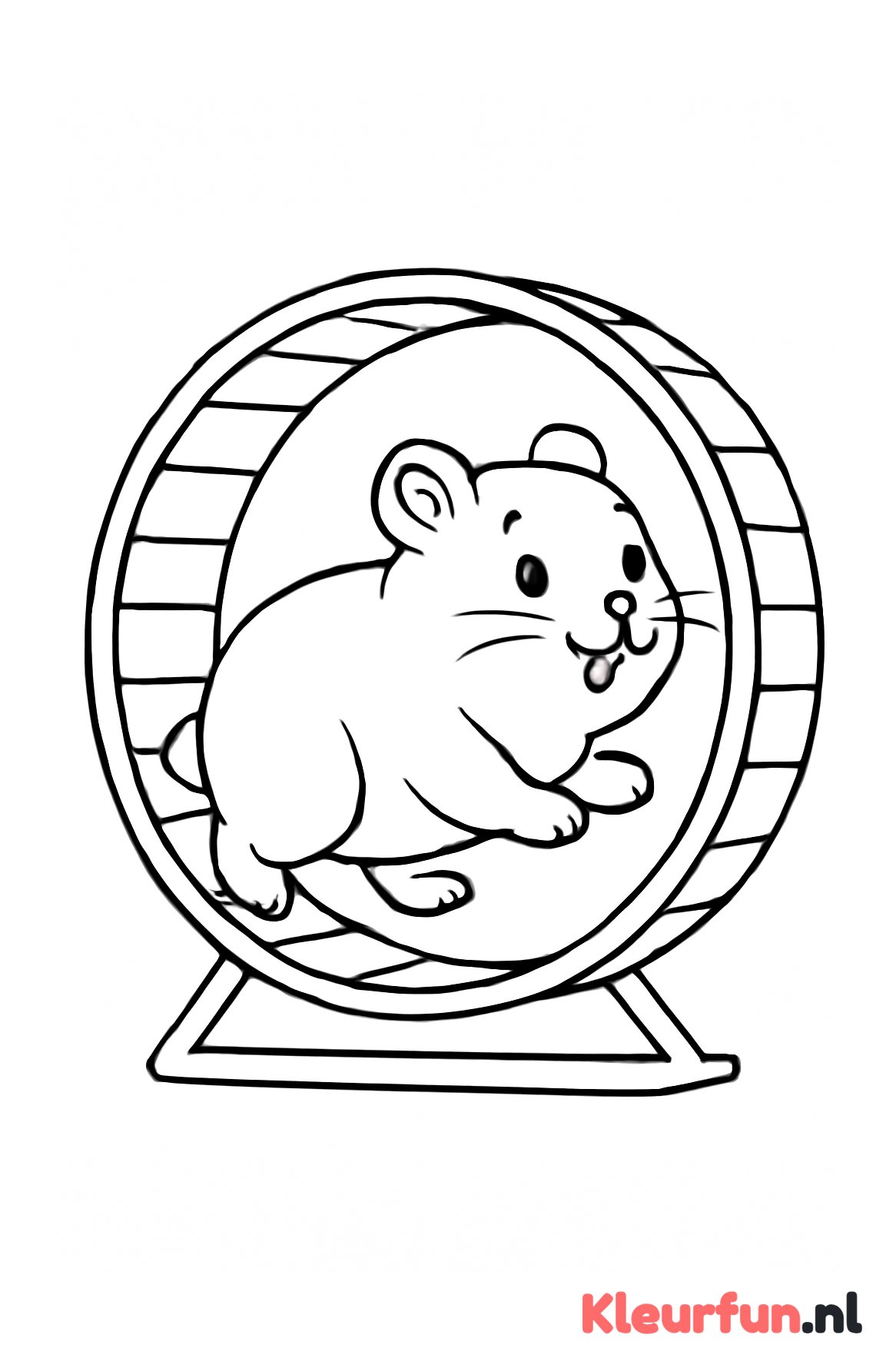 Hamster in het looprad