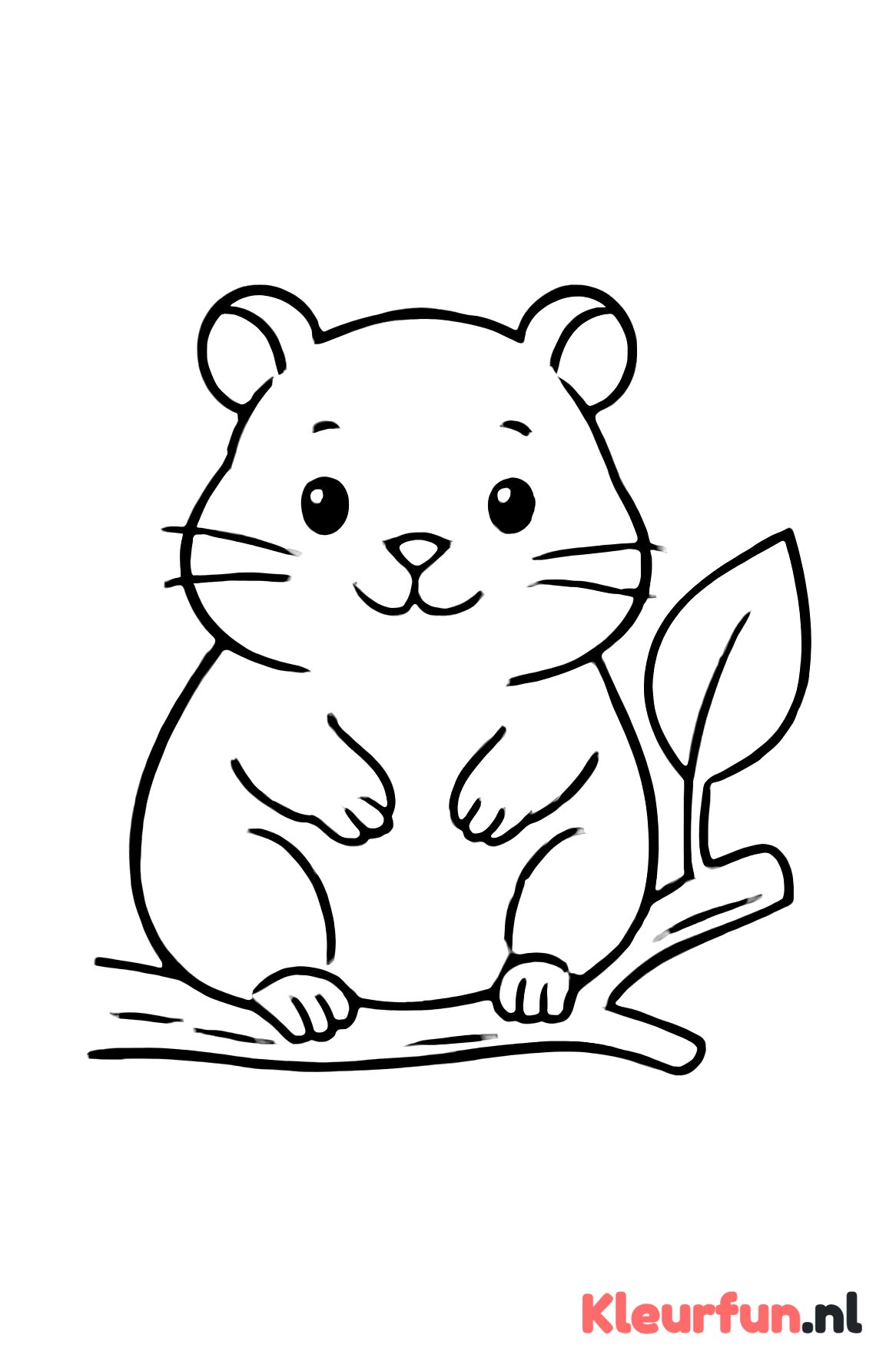 Hamster op Takje