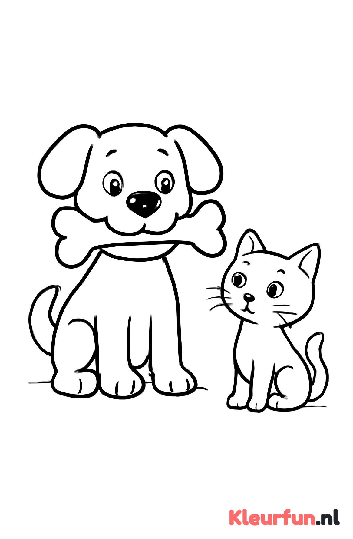 Hond met Bot en Kat