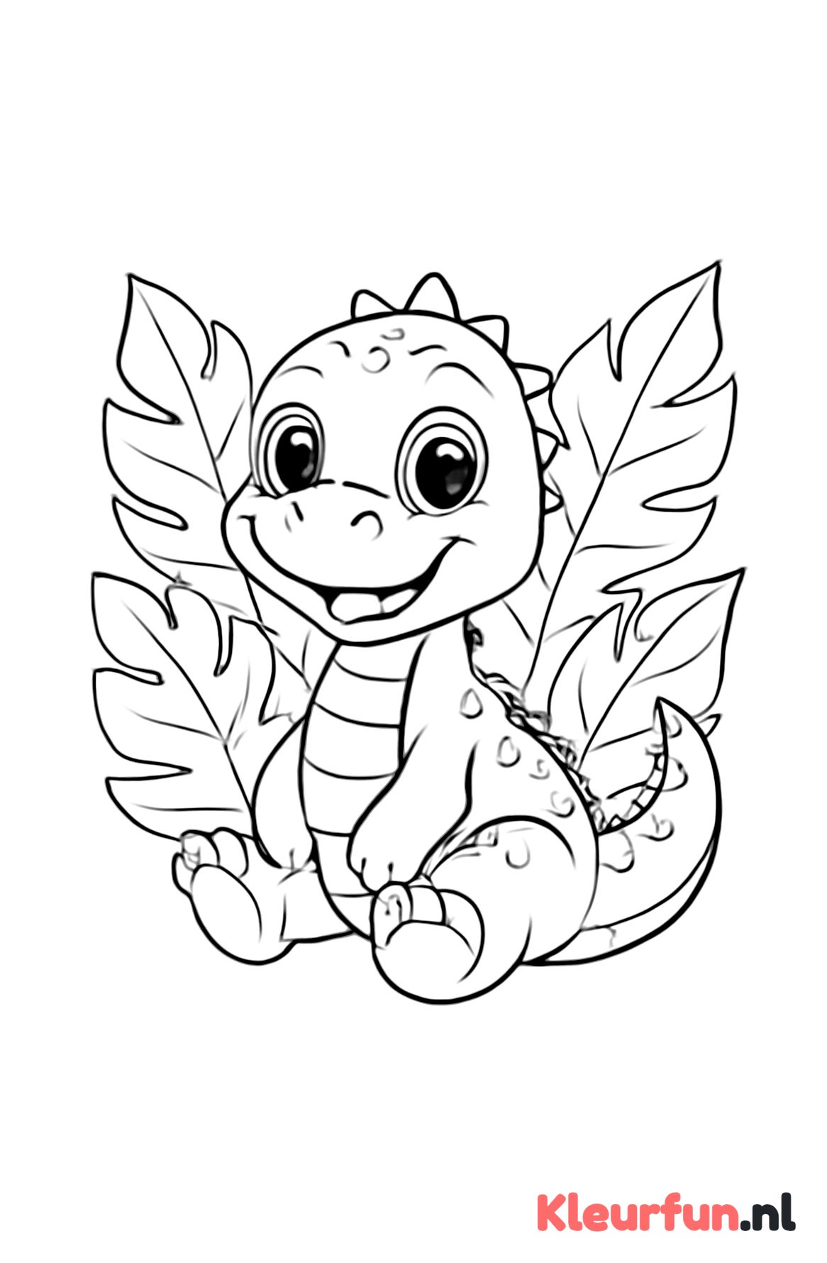 Jonge schattige dino