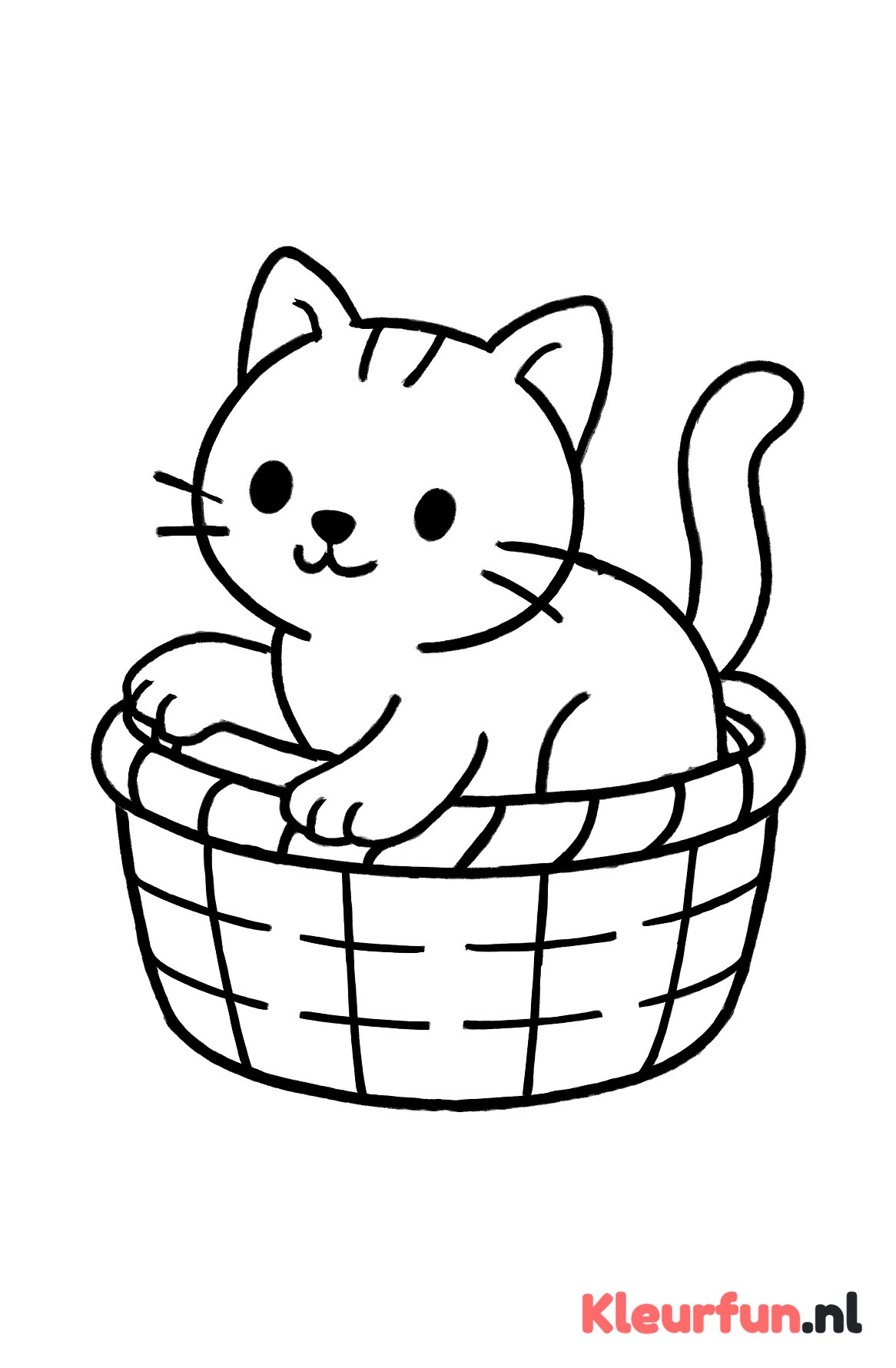 Kat in mand