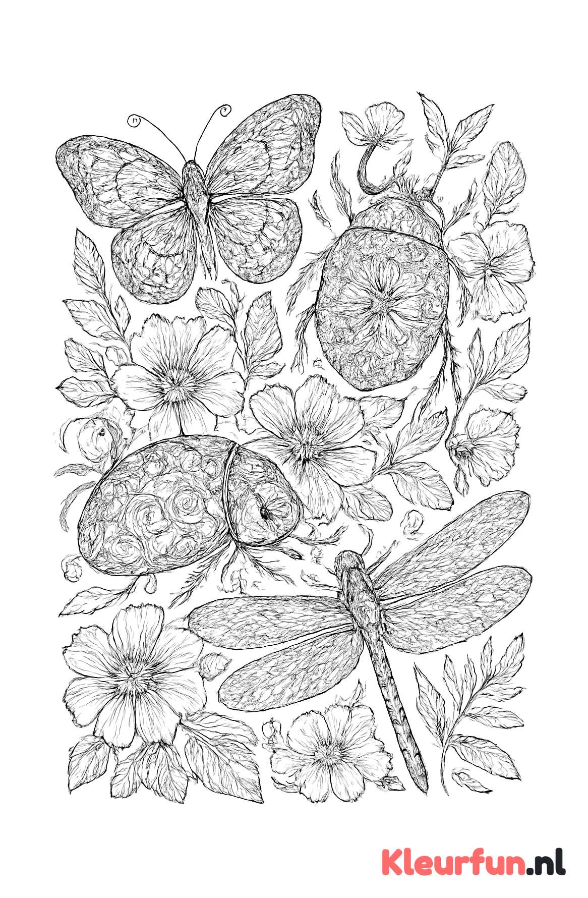 Kriebelbeestjes en Bloemen