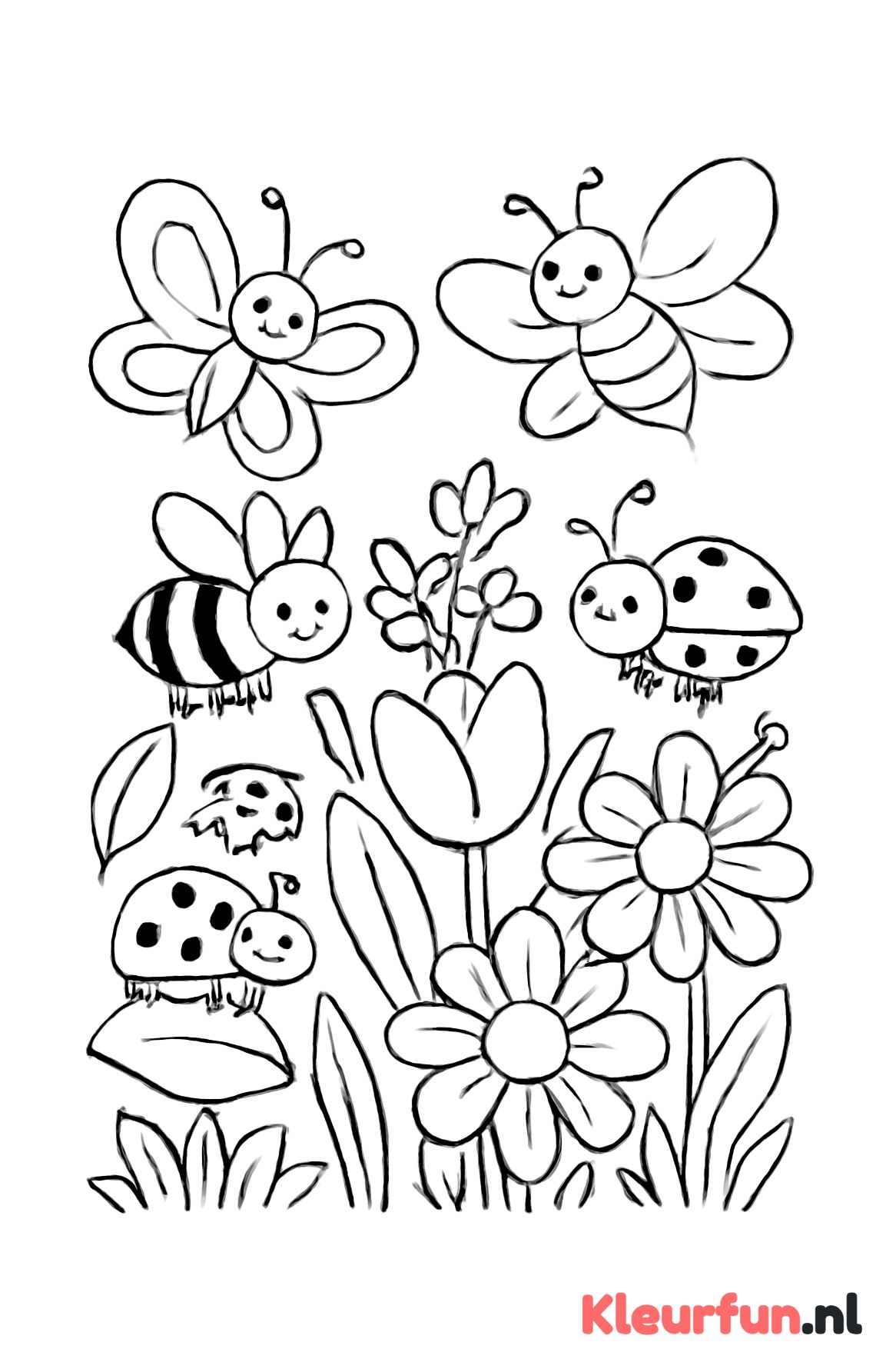Kriebelbeestjes in de tuin
