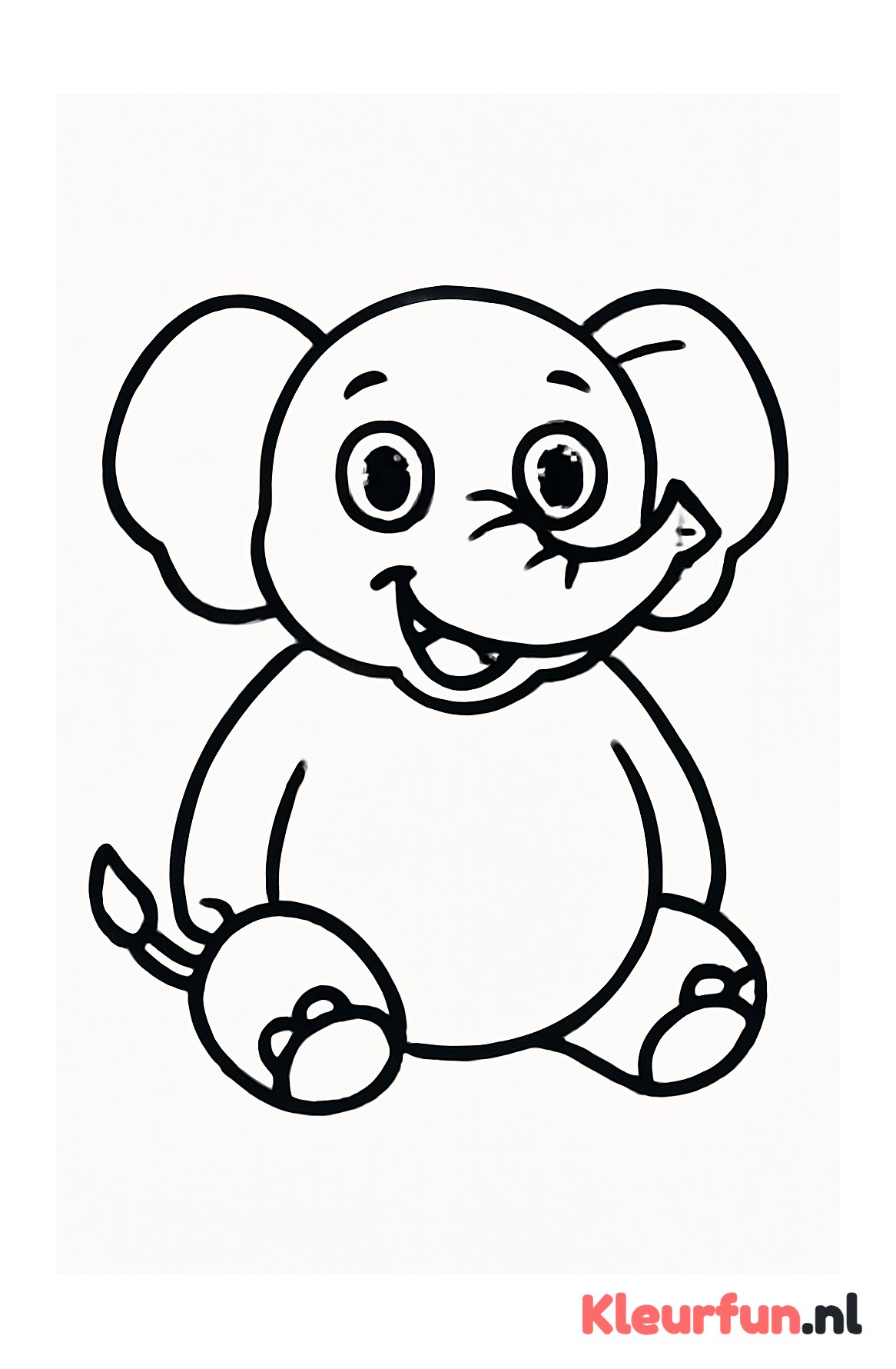 Lachende olifant