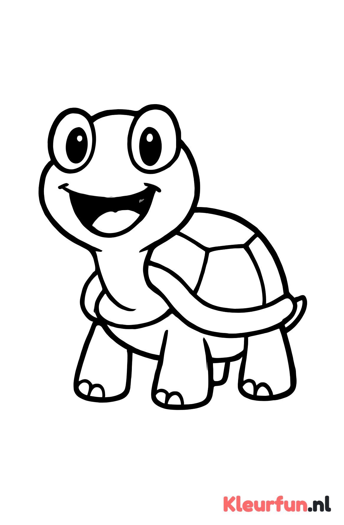Lachende schildpad