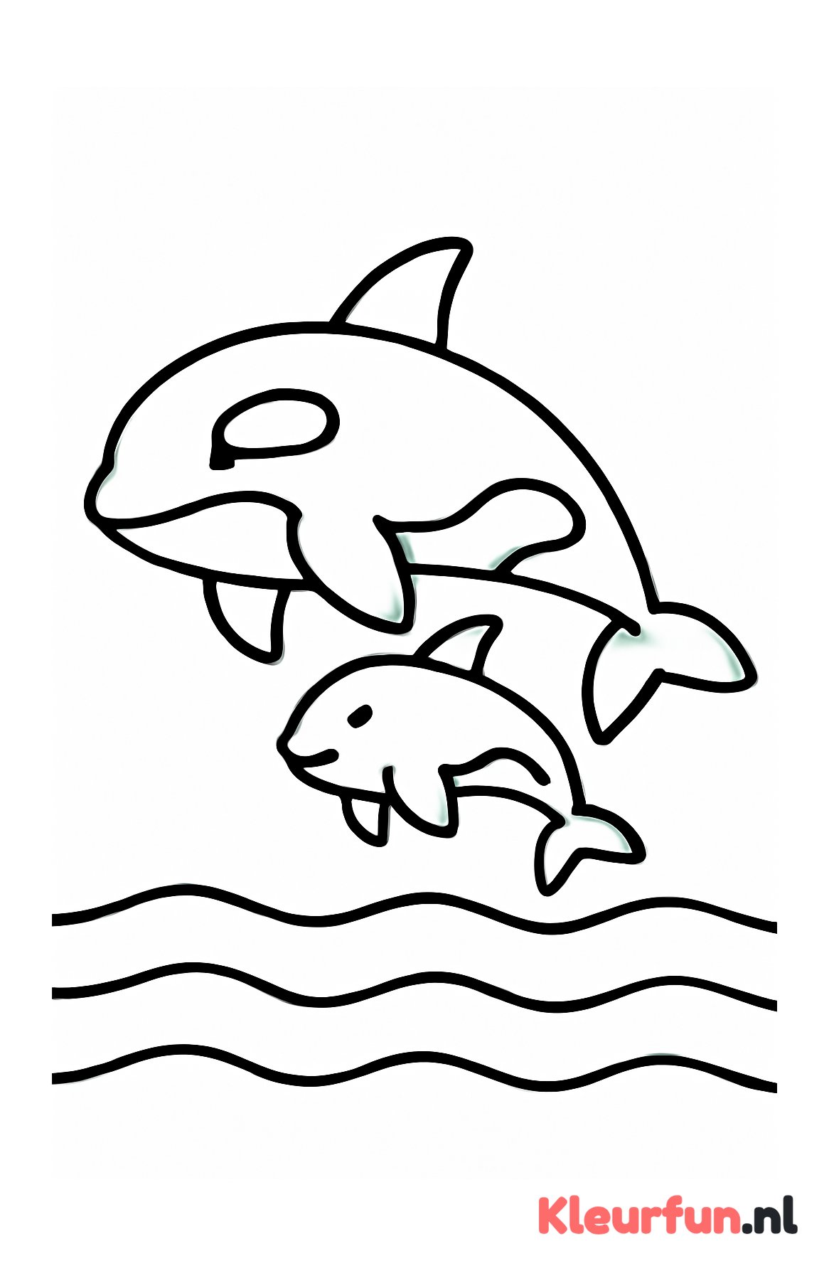 Moeder en baby orka