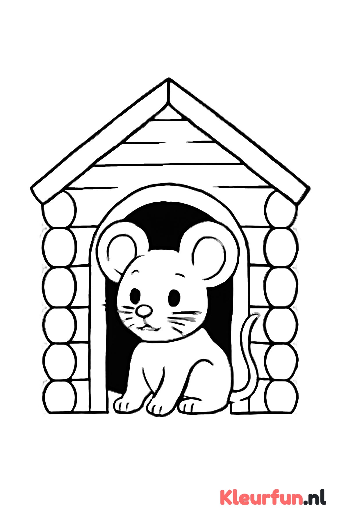 Muis in huisje