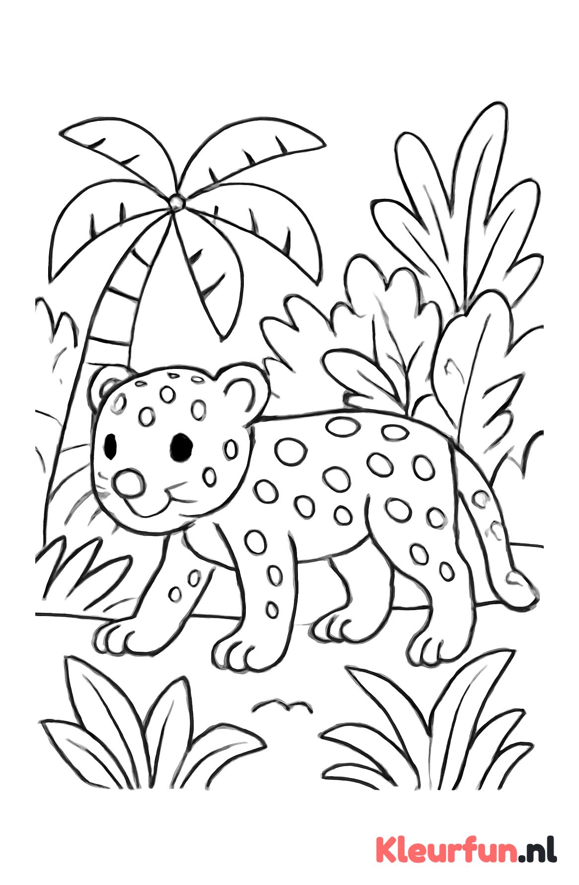 Panter in de jungle