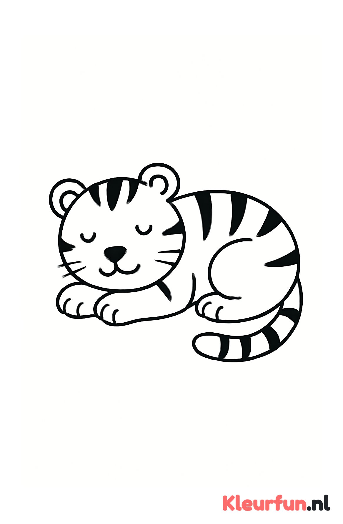 Slapende tijger