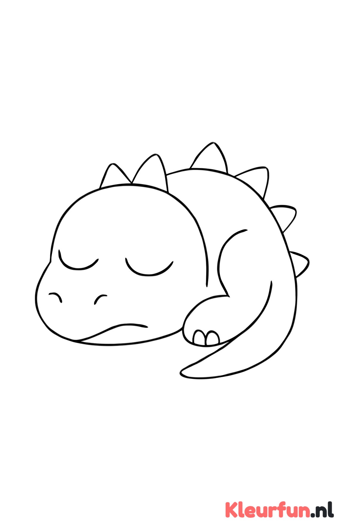 Slaperige dino