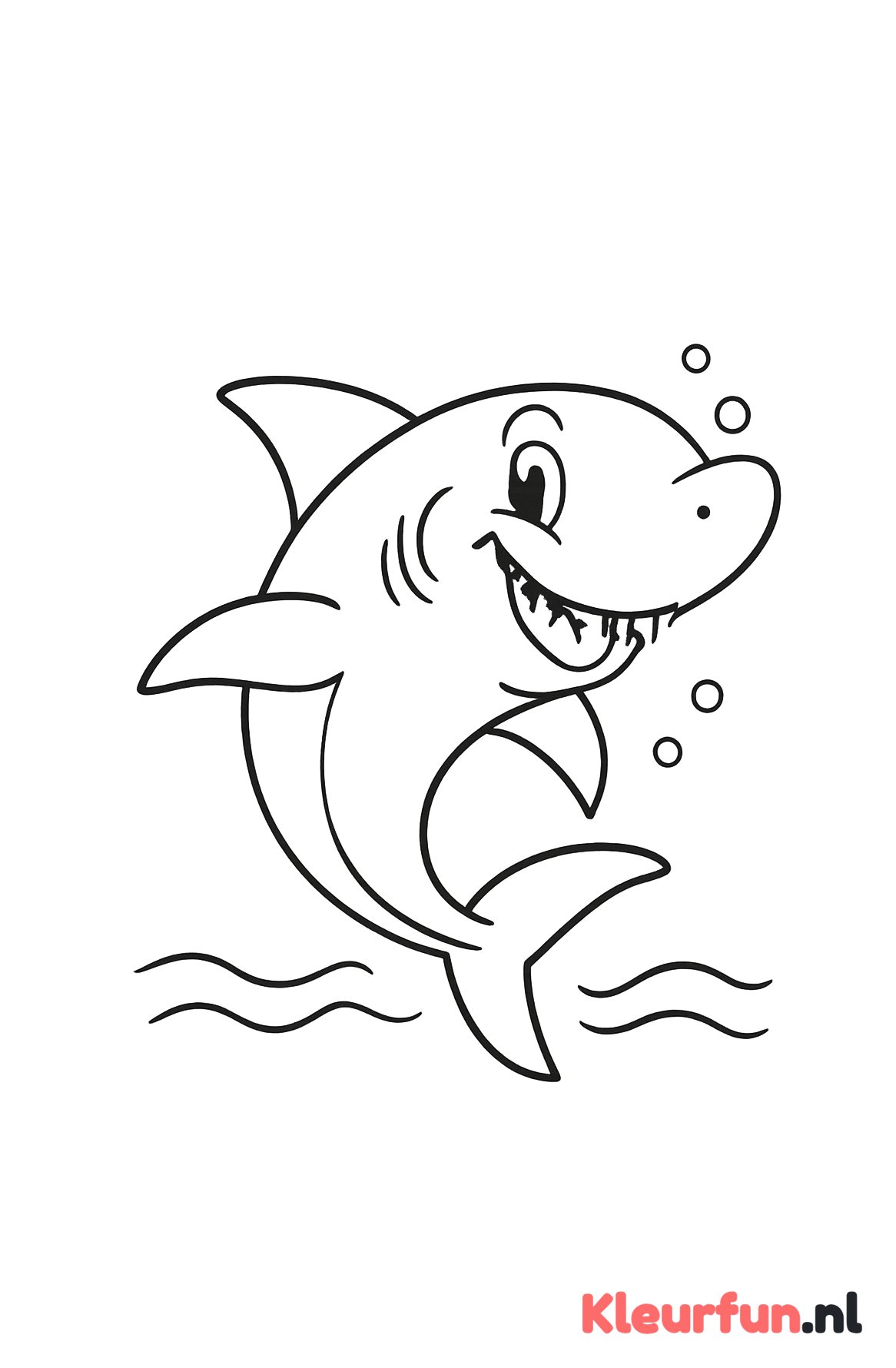Speelse Haai in Water