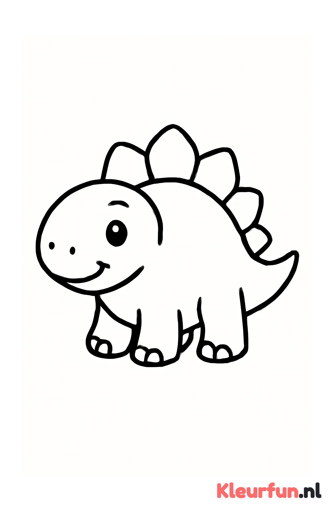 Vrolijke Stegosaurus