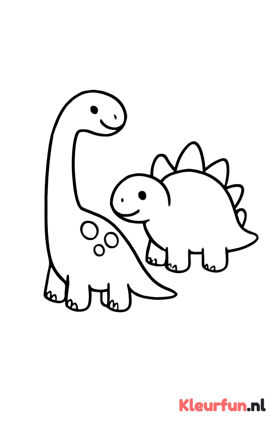 Twee simpele dino's