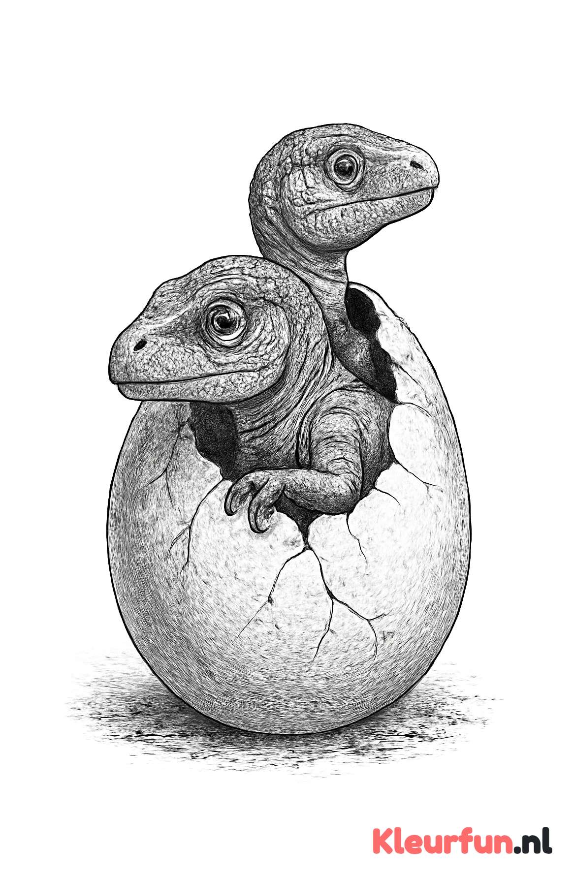 Uitkomend Dino Ei