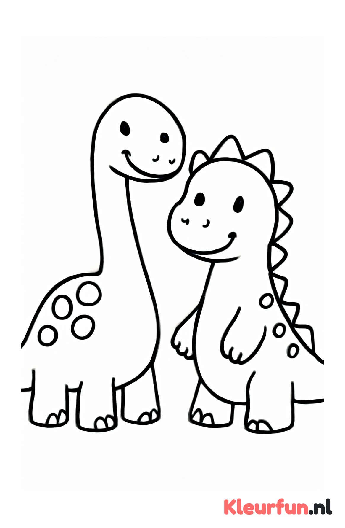 Vriendelijke dino vriendjes