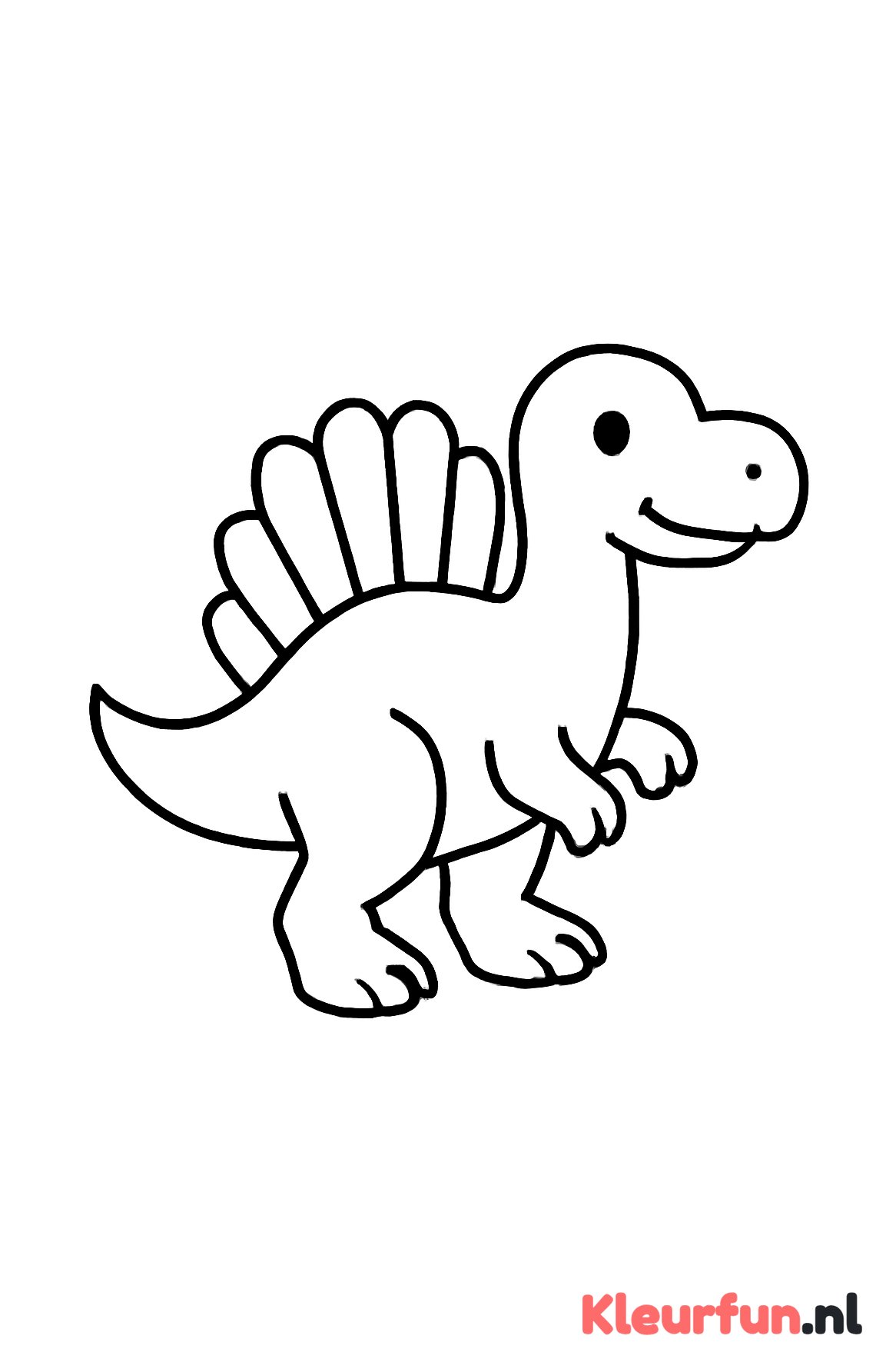 Vriendelijke spinosaurus
