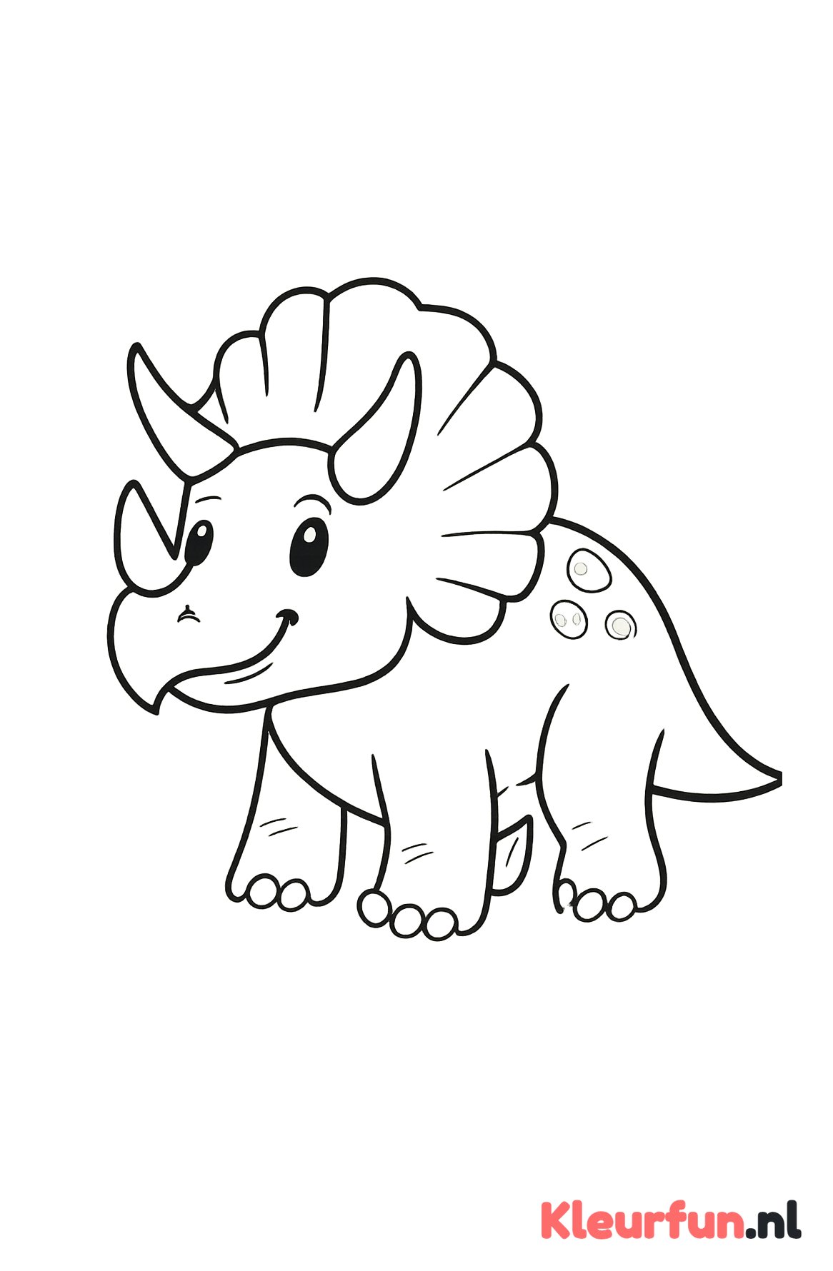 Vriendelijke Triceratops