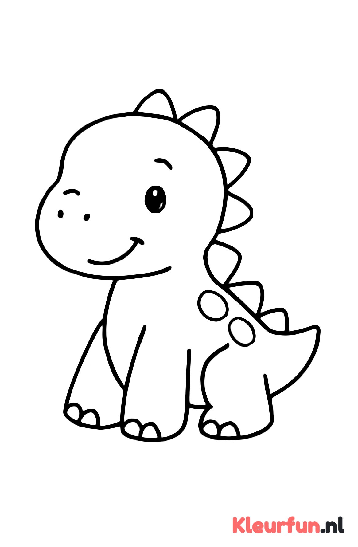 Vrolijke baby dino