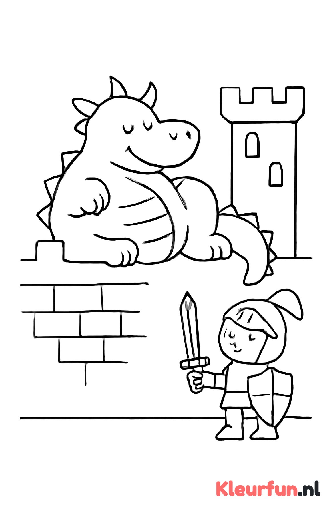 Draak op Kasteelmuur