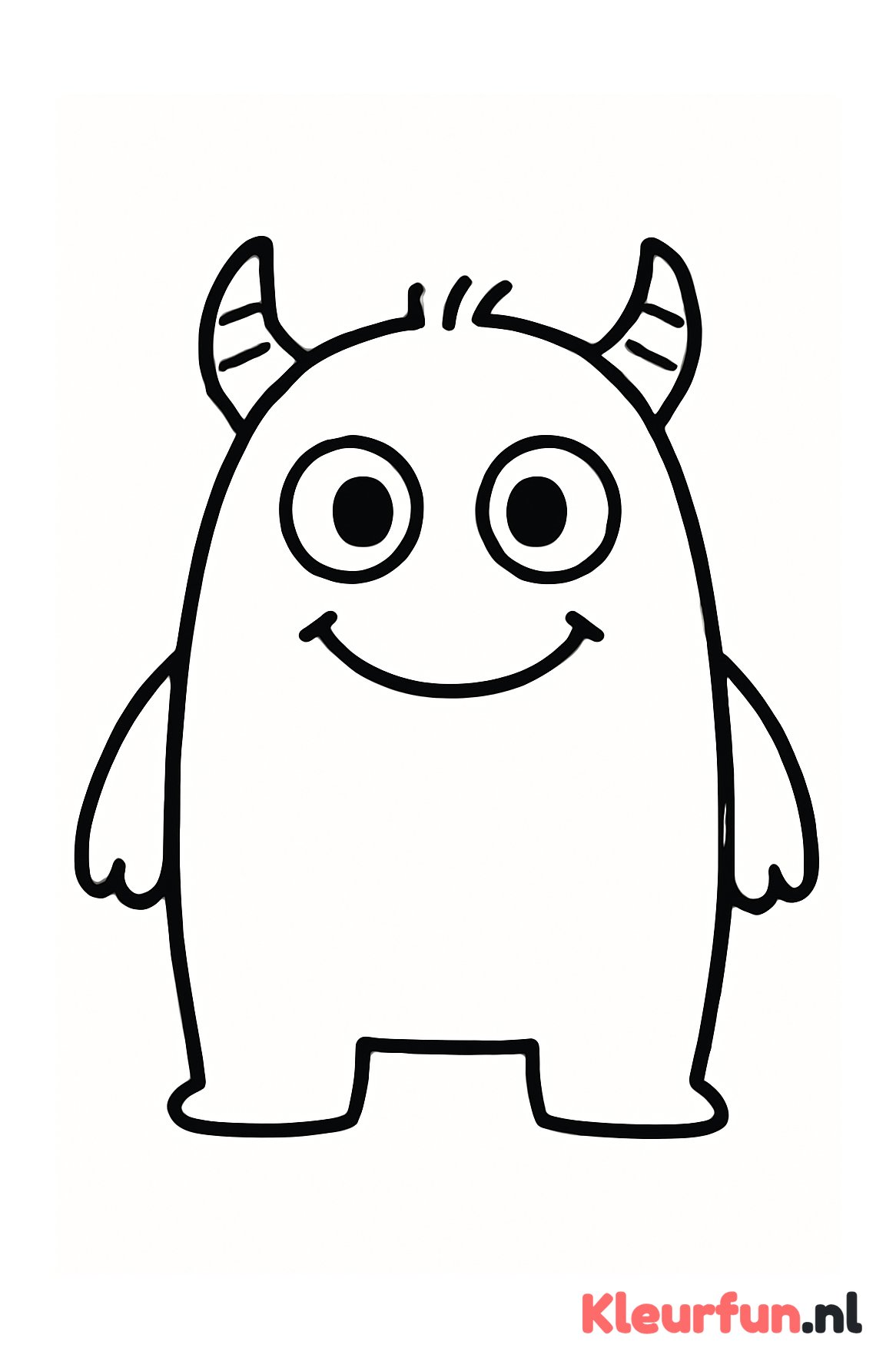 Groot schattig monster