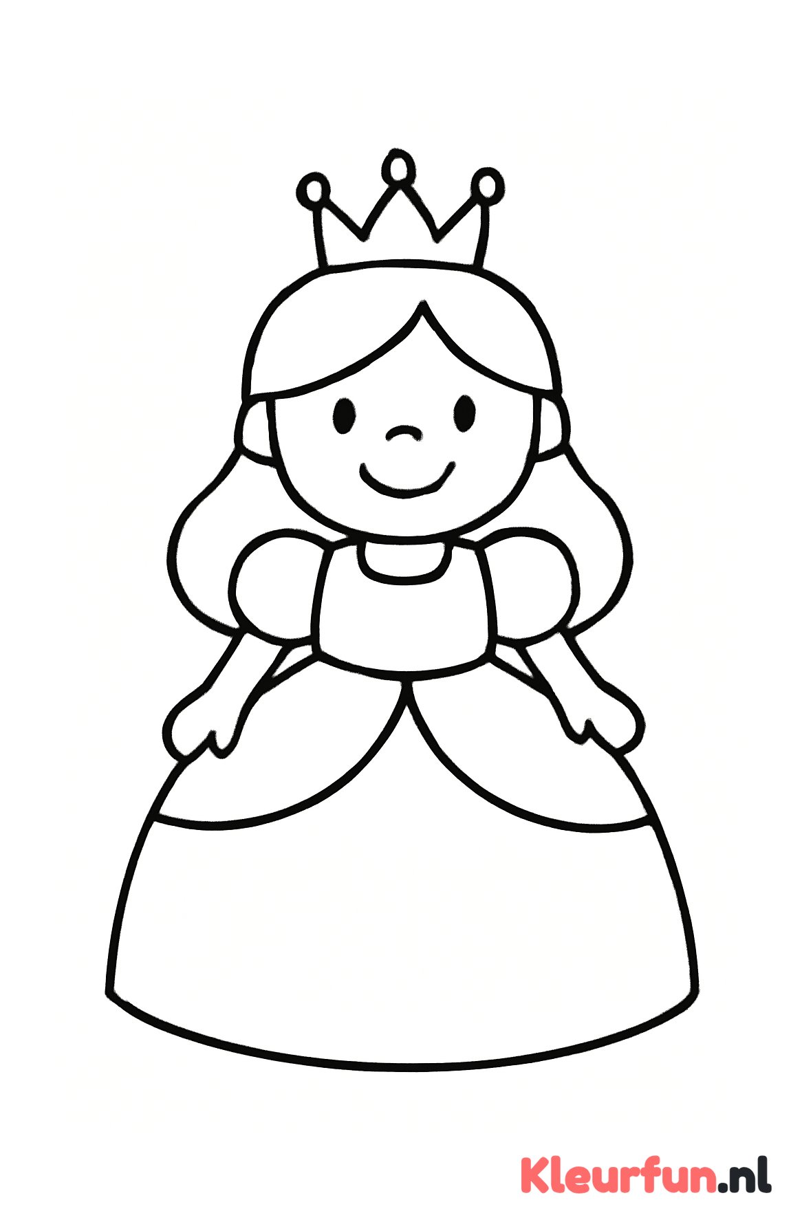 Prinses in baljurk