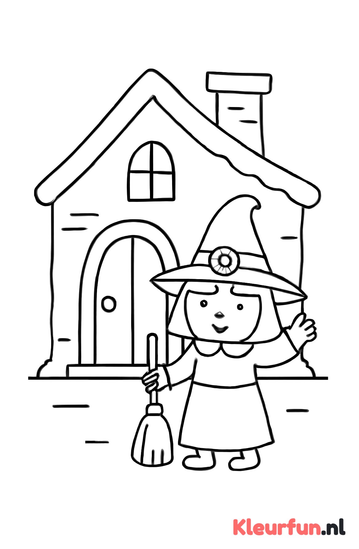 Heks in oud huis