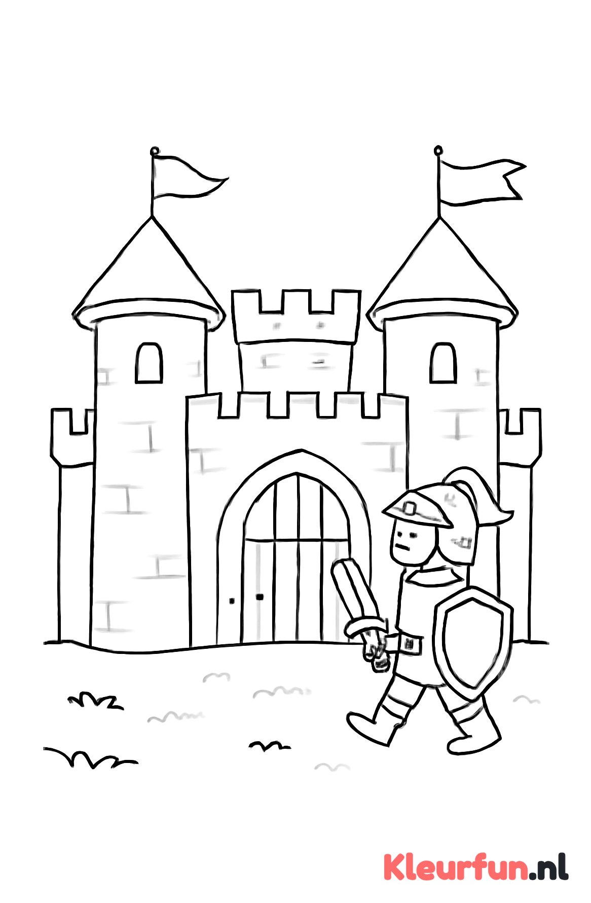 Kasteel met Ridder