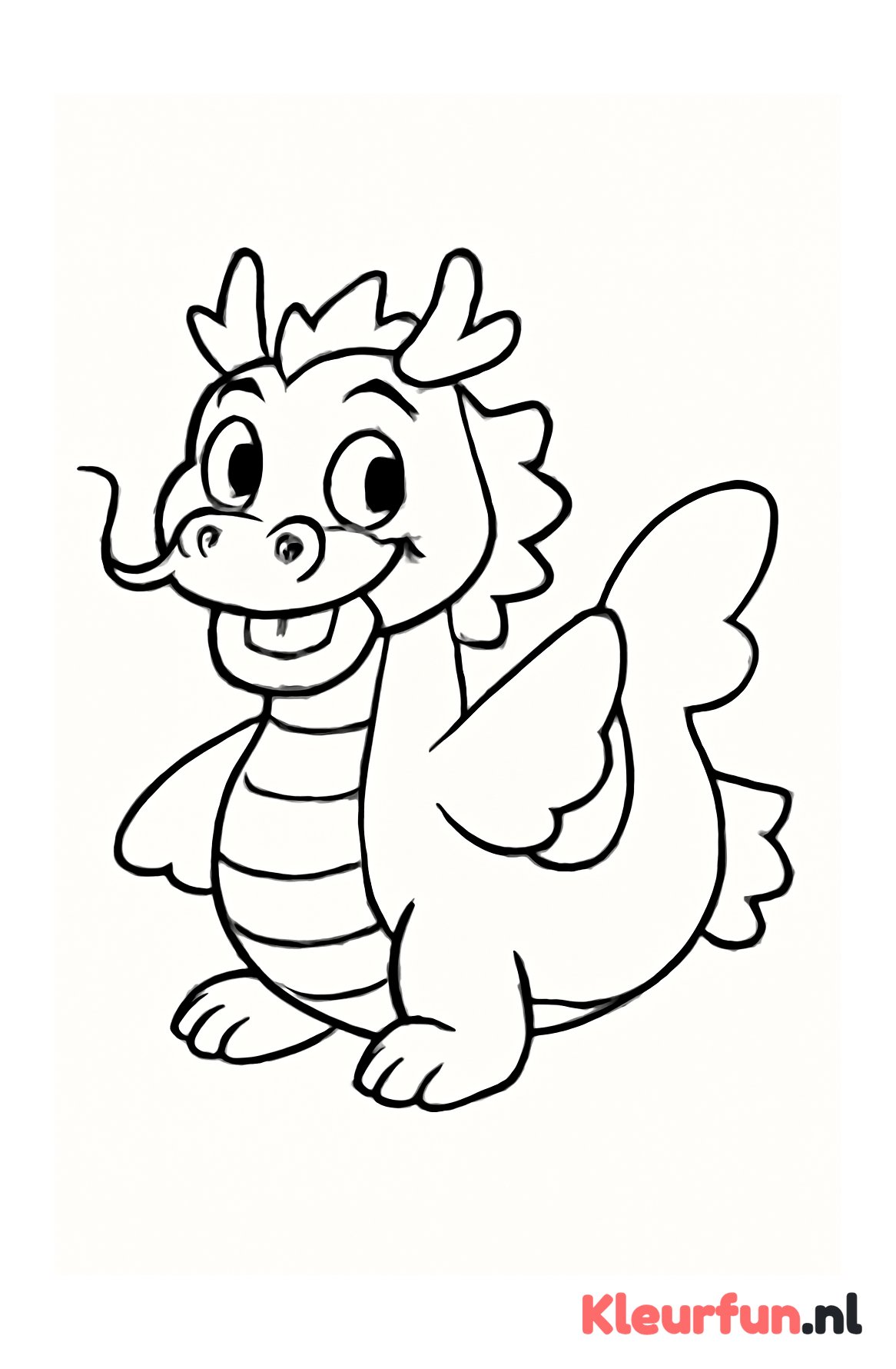 Lachende Chinese draak