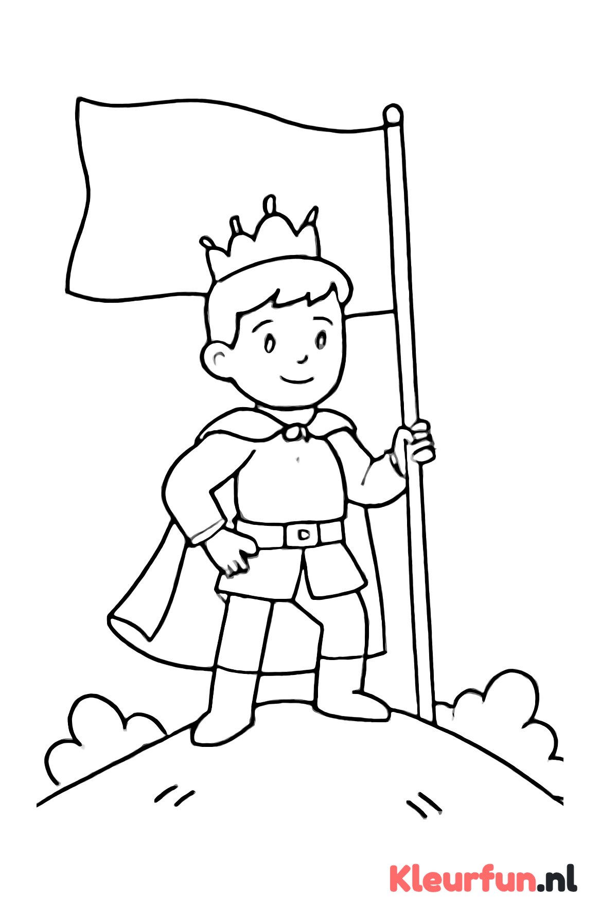 Prins met Vlag